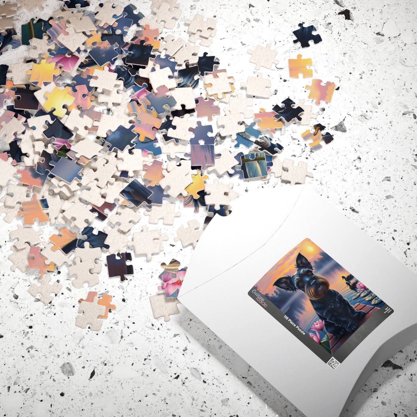 Charming Dog Jigsaw Puzzle - Miniature Schnauzer, Animal Lovers Gift for Pet Owner, Family Game Night, Creative Home Entertainment Puzzle The Puzzle Chest