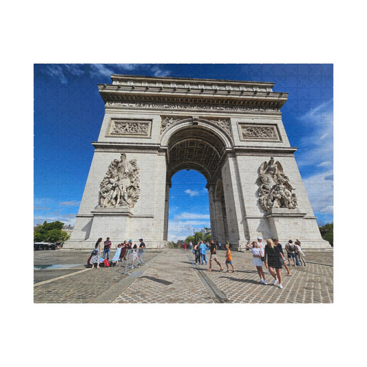 Arc de Triomphe Puzzle - Realistic View, French Architecture Jigsaw Game for Adults, Parisian Landmark Gift, Brain Teaser, Travel Theme Puzzle The Puzzle Chest