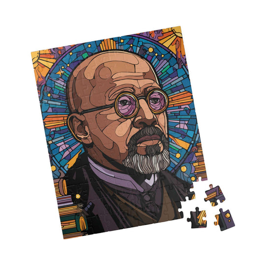 Civil Rights Activist Jigsaw Puzzle, African American History Educational Game, W E B Du Bois Portrait, Black History 110 pcs (Vertical) Puzzle The Puzzle Chest