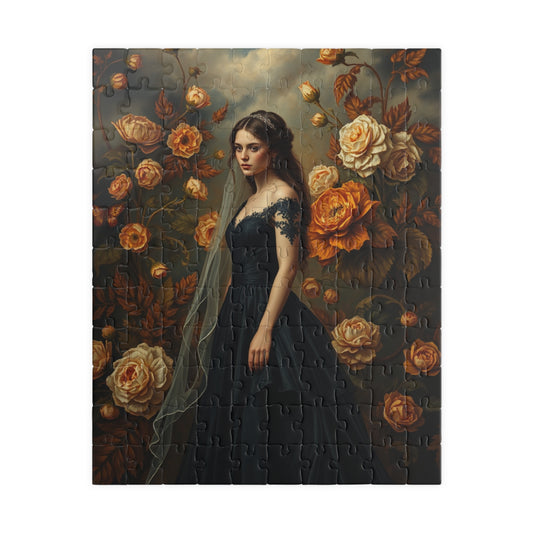 Vintage Floral Puzzle | 110 to 1014-piece Jigsaw | Perfect Gift for Art Lovers, Family Game Night, Home Decor, Relaxation 110 pcs (Vertical) Puzzle The Puzzle Chest