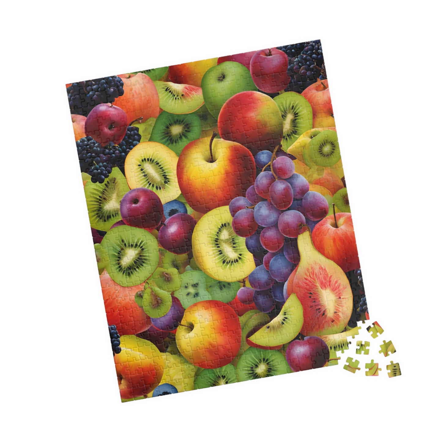 Chaotic Fruit Jigsaw Puzzle - Colorful Collage, 110 252 520 1014 Piece, Fruit Lover Gift for Friends, Family Activity, Creative Hobby Puzzle The Puzzle Chest