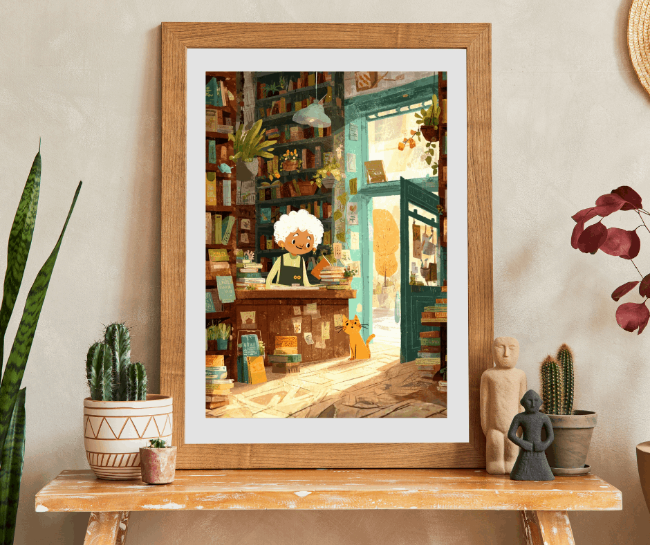 The Reading Nook Puzzle - Cartoon Cozy Bookstore Jigsaw Game for Adults, Best Gift for Book Lovers, Family Game Night Puzzle The Puzzle Chest