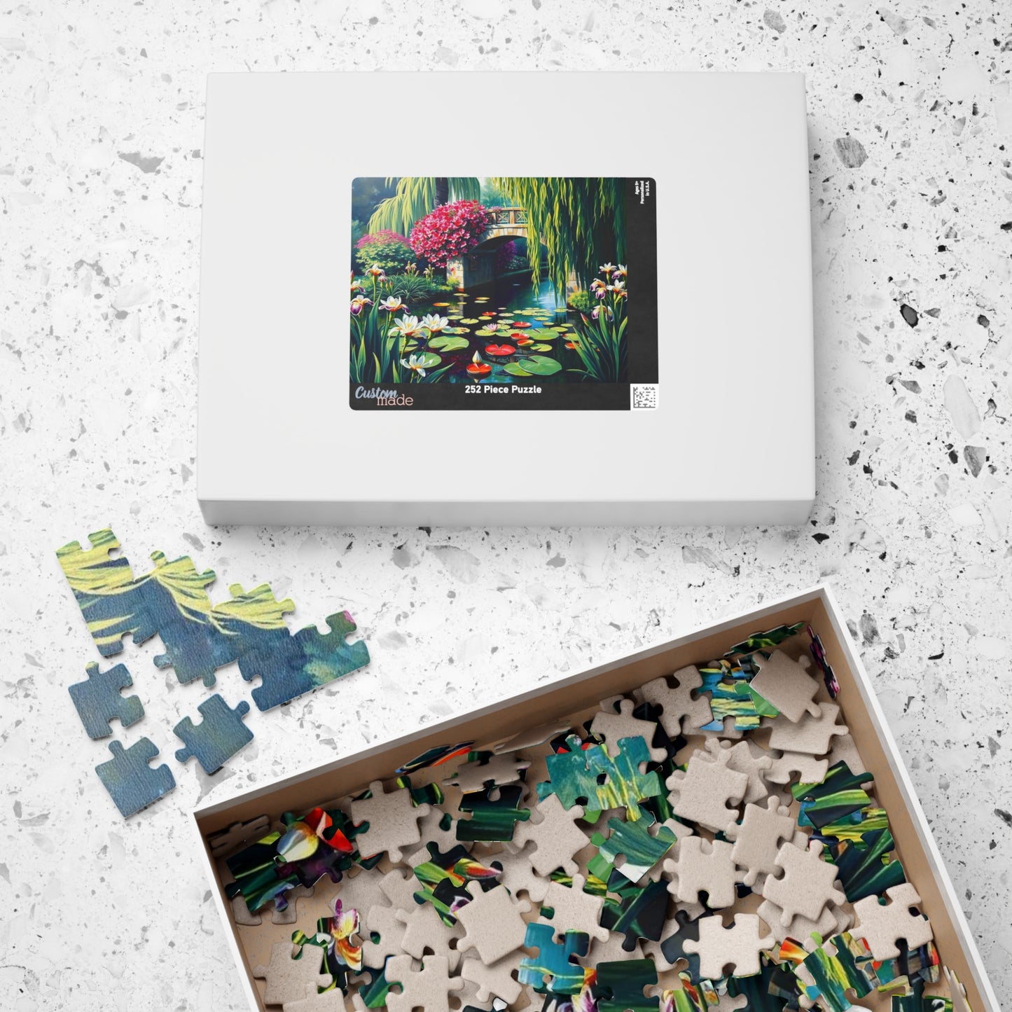 Serene Garden Puzzle - 110-1014 Piece Landscape Jigsaw Game, Gift for Nature Lovers, Family Game Night, Mindfulness Activity Puzzle The Puzzle Chest