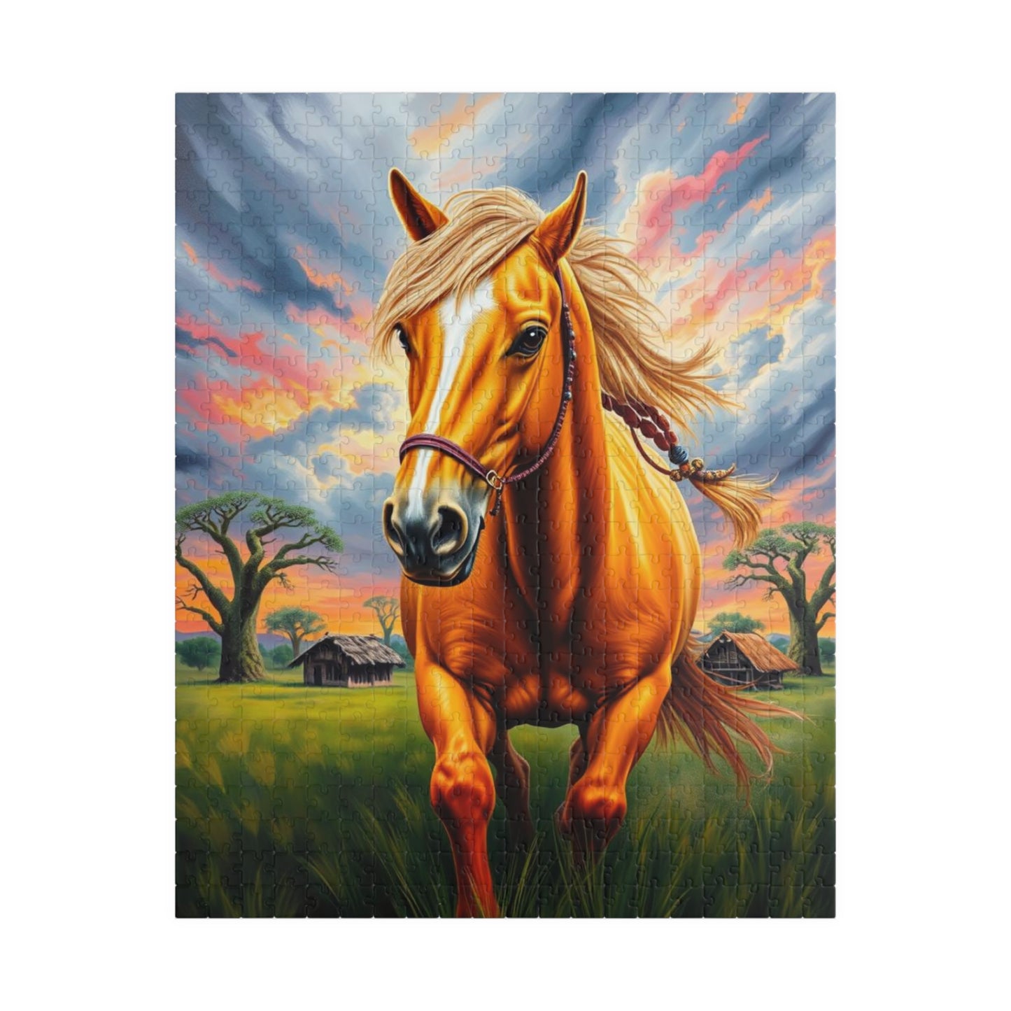 Horse Lover's Puzzle, 110-1014 Piece Jigsaw Game for Adults, Perfect Gift for Equine Enthusiasts, Family Fun, Home Entertainment, Horsey Art 520 pcs (Vertical) Puzzle The Puzzle Chest