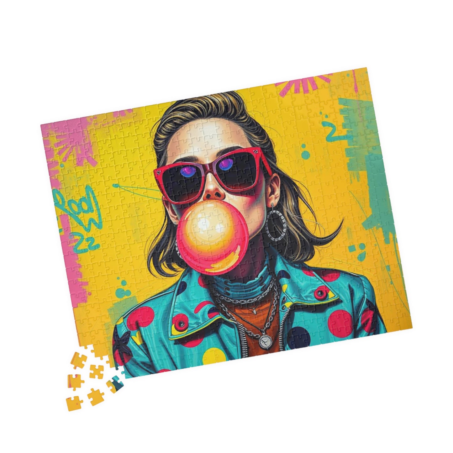 Retro Pop Art Jigsaw Puzzle | Fun Gift for Adults, Home Entertainment, Unique Collectible, Great for Parties and Family Nights Puzzle The Puzzle Chest