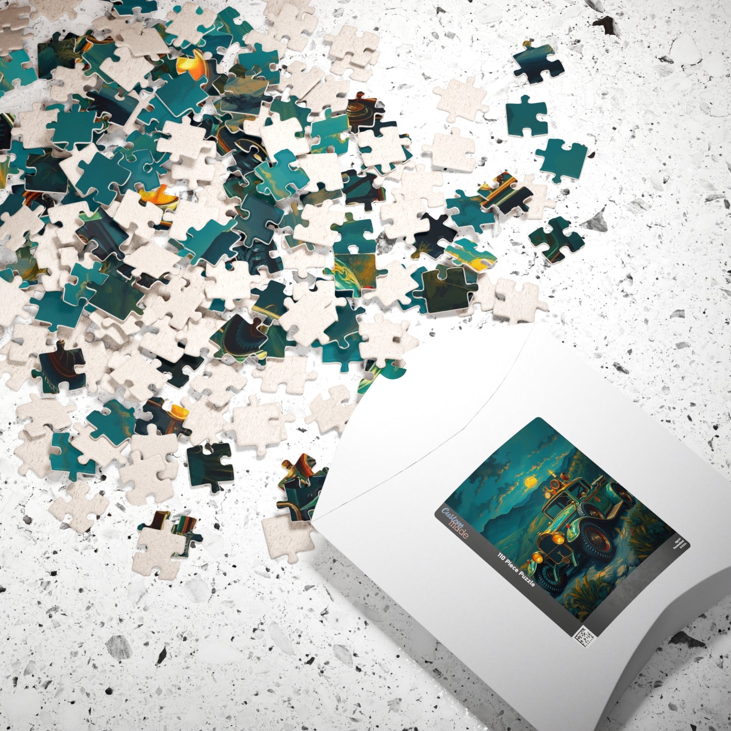 Vintage Steampunk Car Puzzle - Retro Auto Jigsaw Game Puzzle The Puzzle Chest