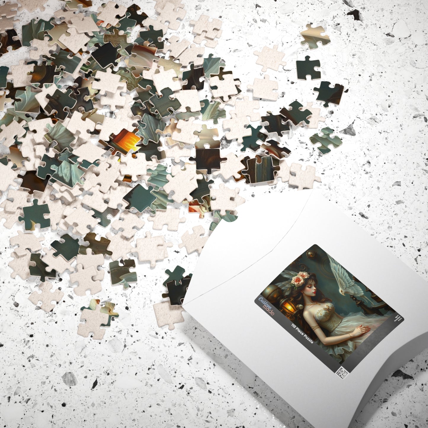 Elegant Steampunk Art Puzzle, Vintage Beauty Puzzle, Unique Gift for Art Lovers, Ideal for Family Game Night, Stress Relief Activity Puzzle The Puzzle Chest