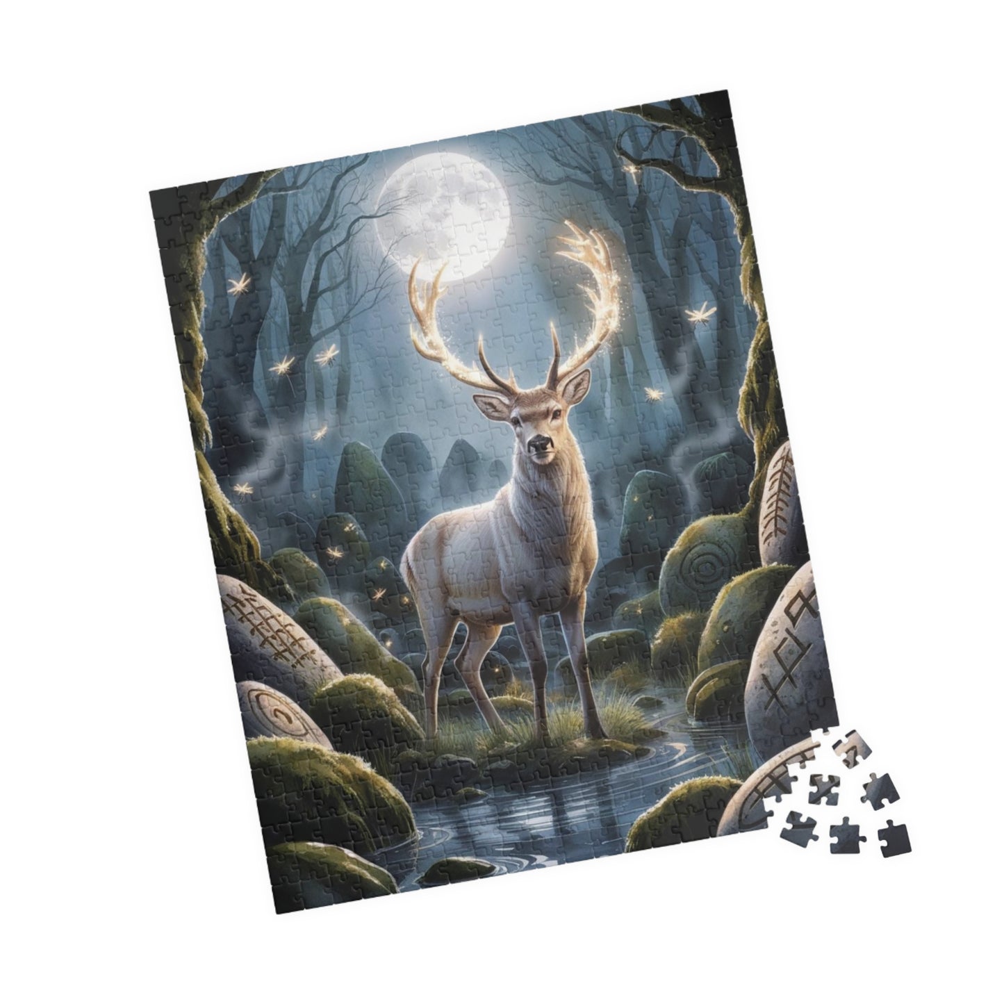 Majestic Stag Puzzle, Whimsical Deer Jigsaw Game, Mind Challenging Relaxing Indoor Activity for Puzzle Enthusiasts Animal Lovers, Nature Puzzle The Puzzle Chest
