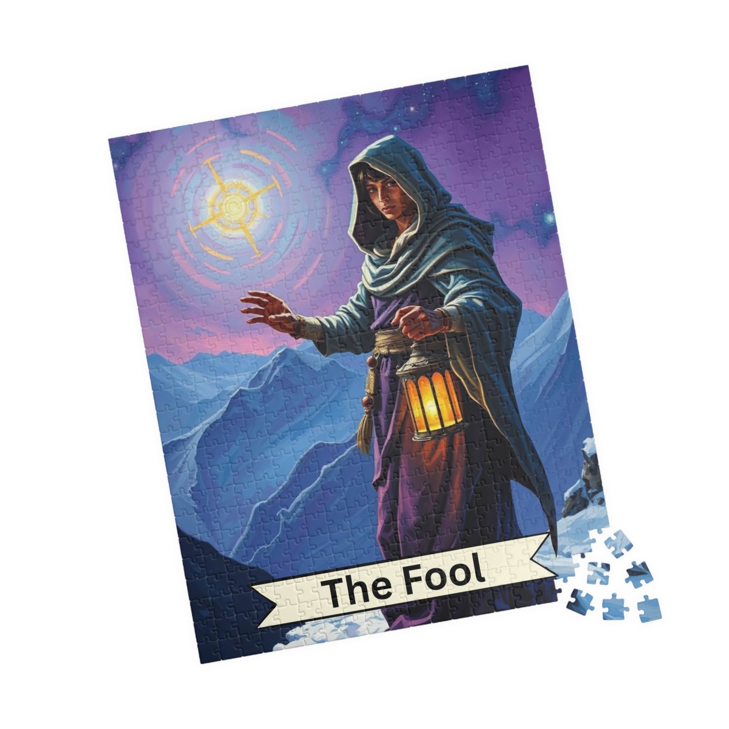 The Fool Tarot Puzzle: Mystical Meditation Jigsaw Puzzle