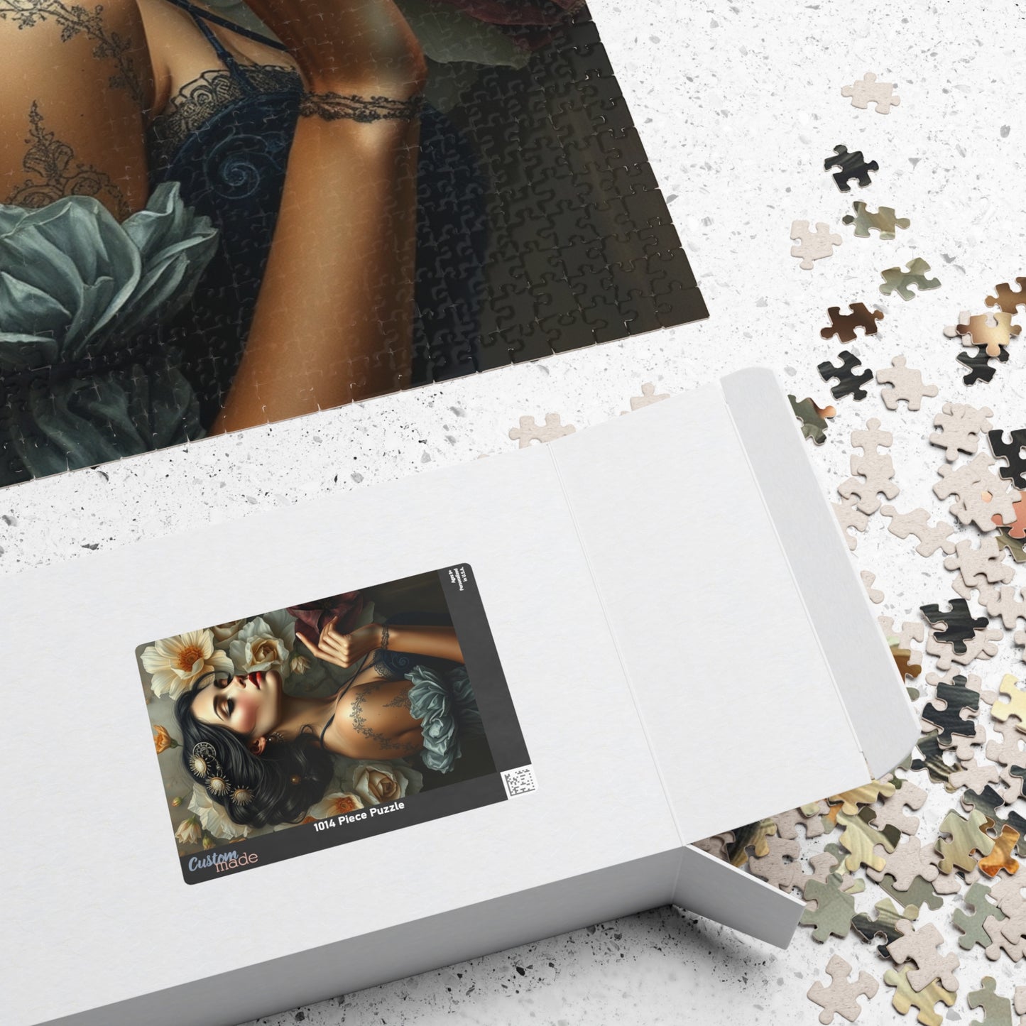 Artistic Female Steampunk Portrait Puzzle, Unique Jigsaw for Relaxation, Gift for Art Lovers and Puzzle Enthusiasts, Home Decor, Family Fun Puzzle The Puzzle Chest