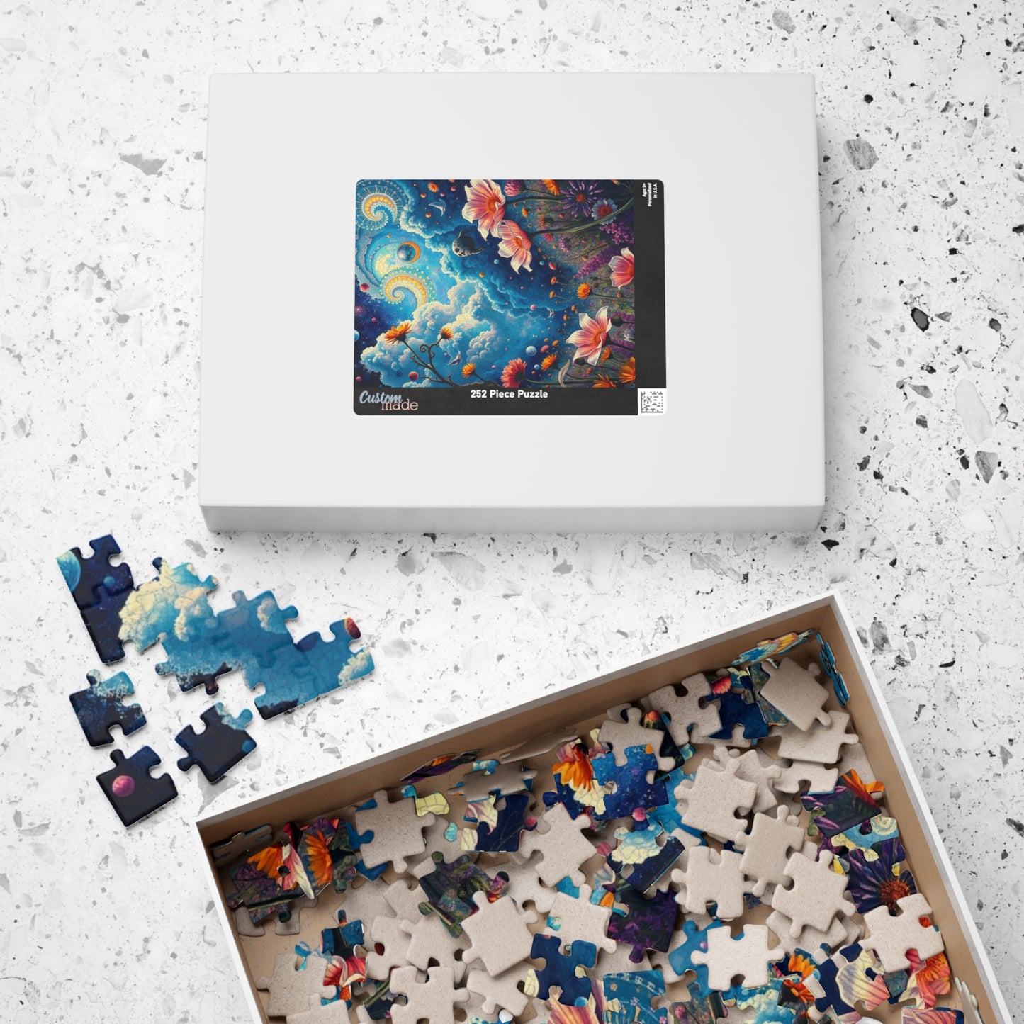 Mystical Floral Puzzle, 1000-piece, Relaxing Home Activity, Perfect Gift for Nature Lovers, Family Fun, Mindfulness Activity, Brain Teaser Puzzle The Puzzle Chest