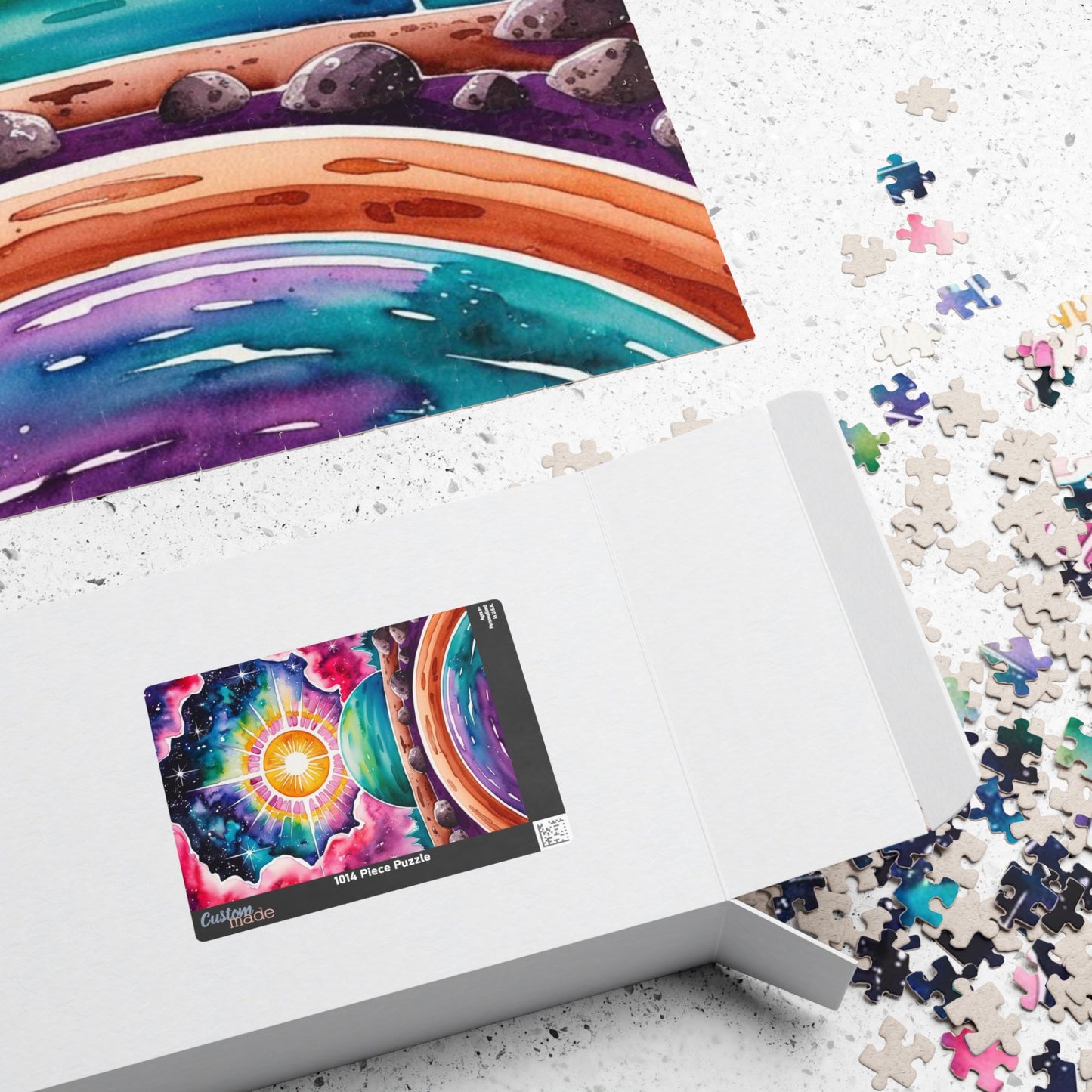Galactic Sunrise Jigsaw Puzzle, Space Themed Puzzle with Stars Nebulae and Asteroids, Family Game Night Activity, Puzzle Enthusiast Hobbyist Puzzle The Puzzle Chest