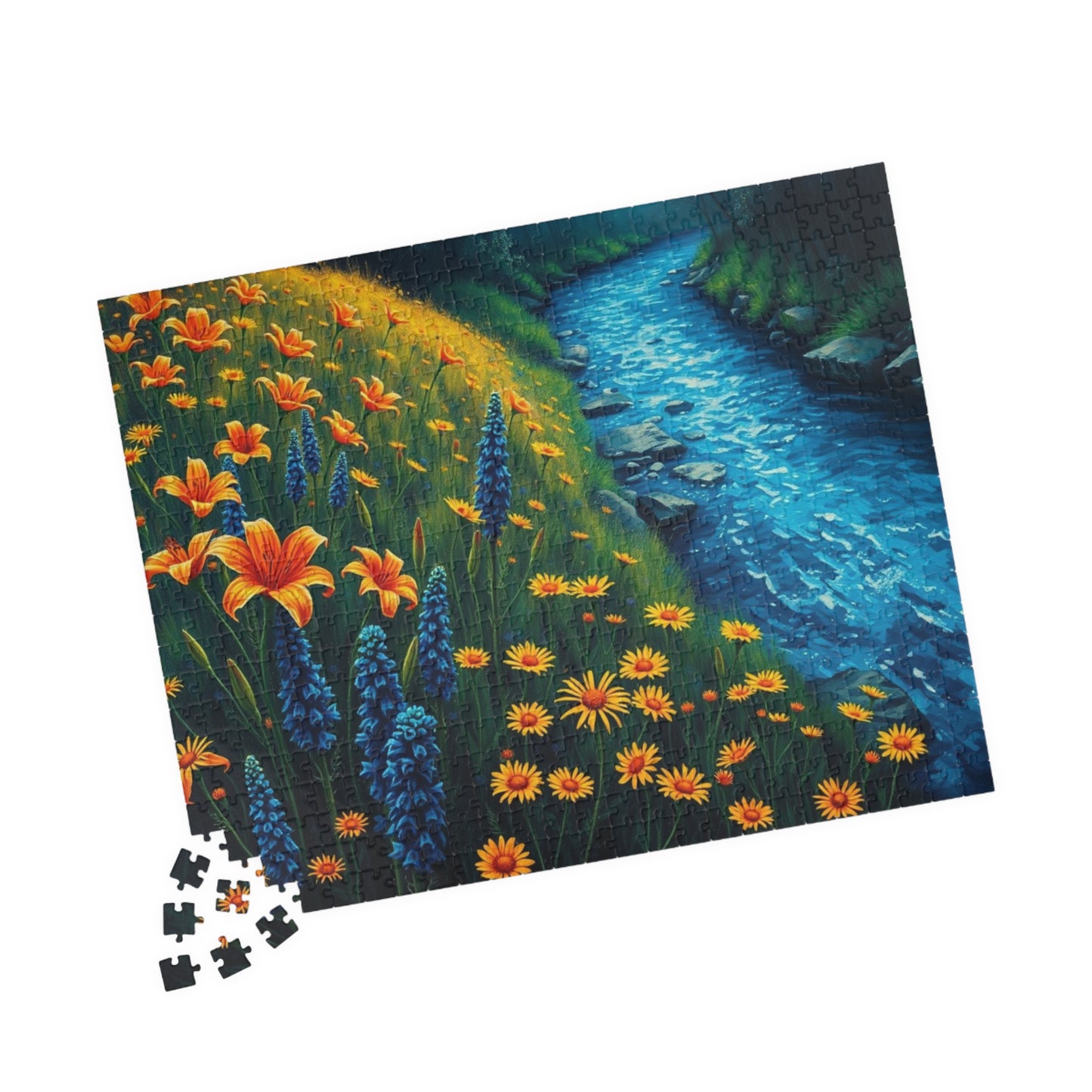 Scenic Nature Puzzle, Landscape Jigsaw Game for Adults, Gift for Friend, Nature Lover Present, Family Fun Indoor Activity, Mindfulness Puzzle The Puzzle Chest
