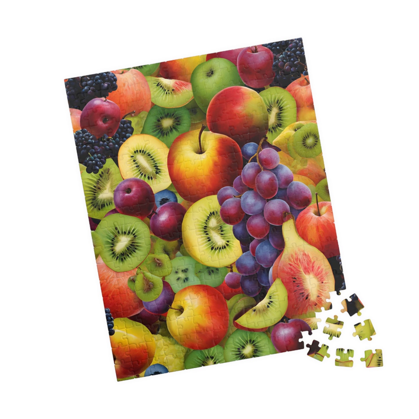 Chaotic Fruit Jigsaw Puzzle - Colorful Collage, 110 252 520 1014 Piece, Fruit Lover Gift for Friends, Family Activity, Creative Hobby Puzzle The Puzzle Chest