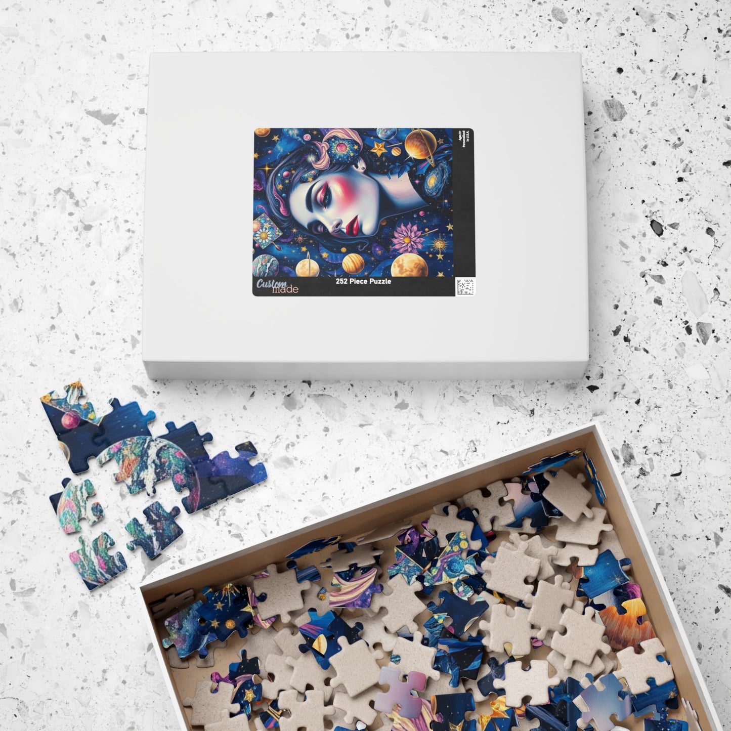 Celestial Elements Puzzle, Space-Themed Jigsaw Game, Family Activity, Quiet Pastime, Unique Gift for Space Lover Puzzle Enthusiast, Hobby Puzzle The Puzzle Chest