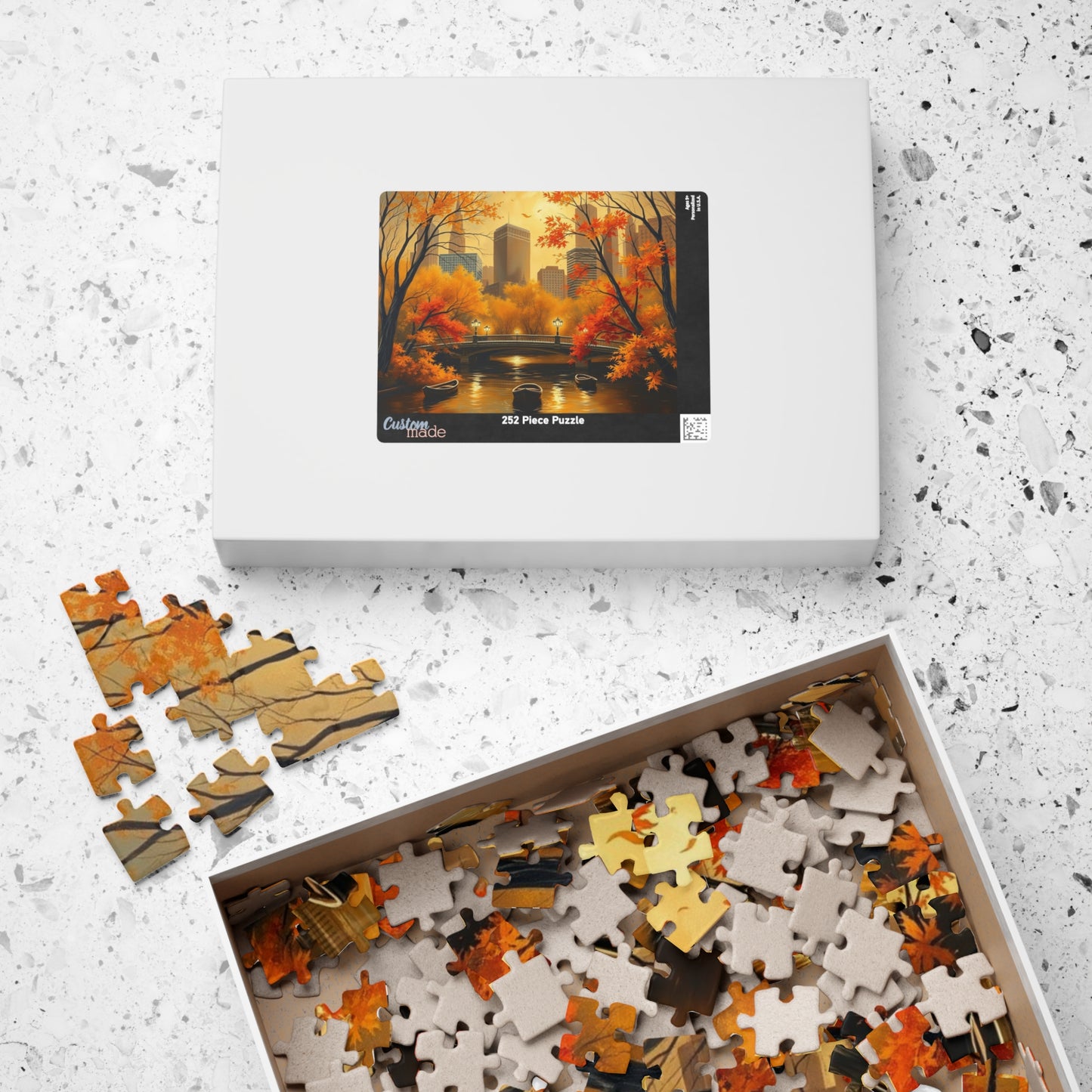 Central Park Sunrise Landscape Puzzle, 110, 252, 520, 1014-piece - Relaxing Jigsaw Game, Perfect Gift for Puzzle Lovers, Stress Relief Puzzle The Puzzle Chest