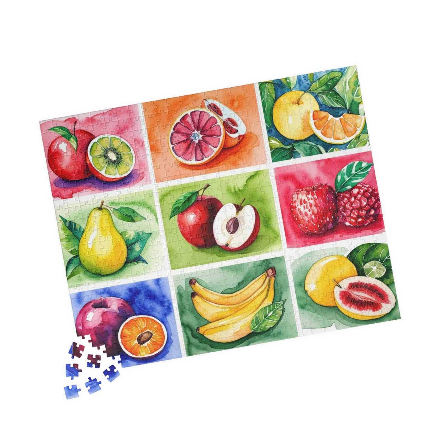 Fruit Collage Puzzle, Fun Jigsaw for Adults, Creative Activity, Brain Teaser Game, Unique Gift, Wall Art Home Decor, Foodie Puzzle The Puzzle Chest