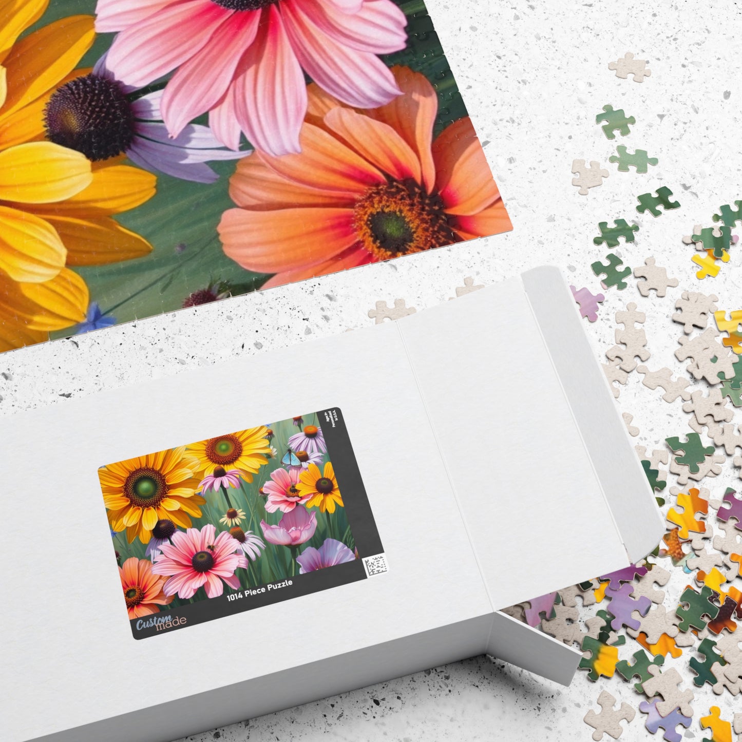 Floral Delight Jigsaw Puzzle - 110-1014 Piece | Perfect Gift for Nature Lover, Home Entertainment, Mindfulness Activity, Indoor Game Puzzle The Puzzle Chest