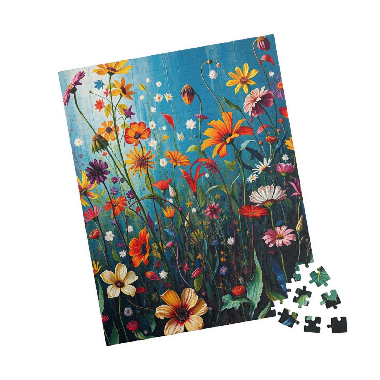 Floral Wildflower Jigsaw Puzzle, 110-1014 piece, Fun Family Activity, Unique Spring Gift for Friend Birthday Holiday, Puzzle Enthusiast Puzzle The Puzzle Chest