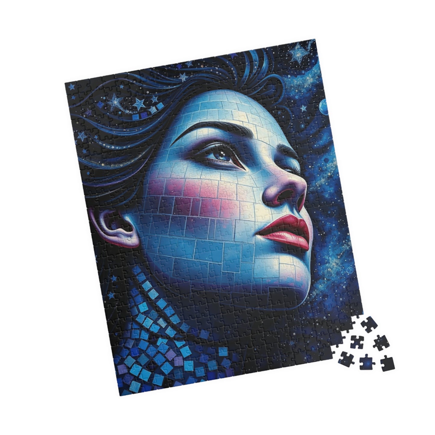 Mystical Woman Mosaic Jigsaw Puzzle, 110-1014 Pieces, Unique Puzzle Artwork, Perfect Gift for Art Lovers, Relaxation, Family Game Night Puzzle The Puzzle Chest