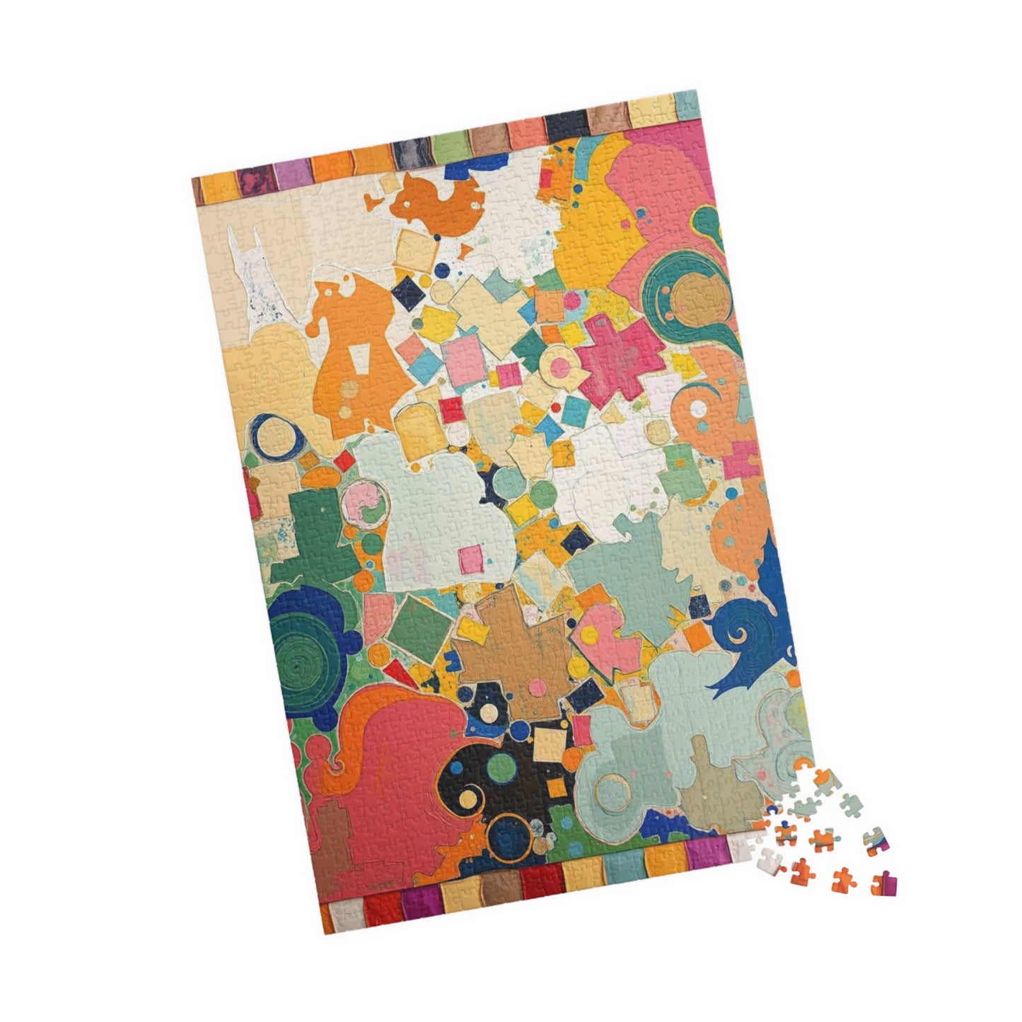 Colorful Abstract Jigsaw Puzzle for Unique Adult Gift Puzzle The Puzzle Chest