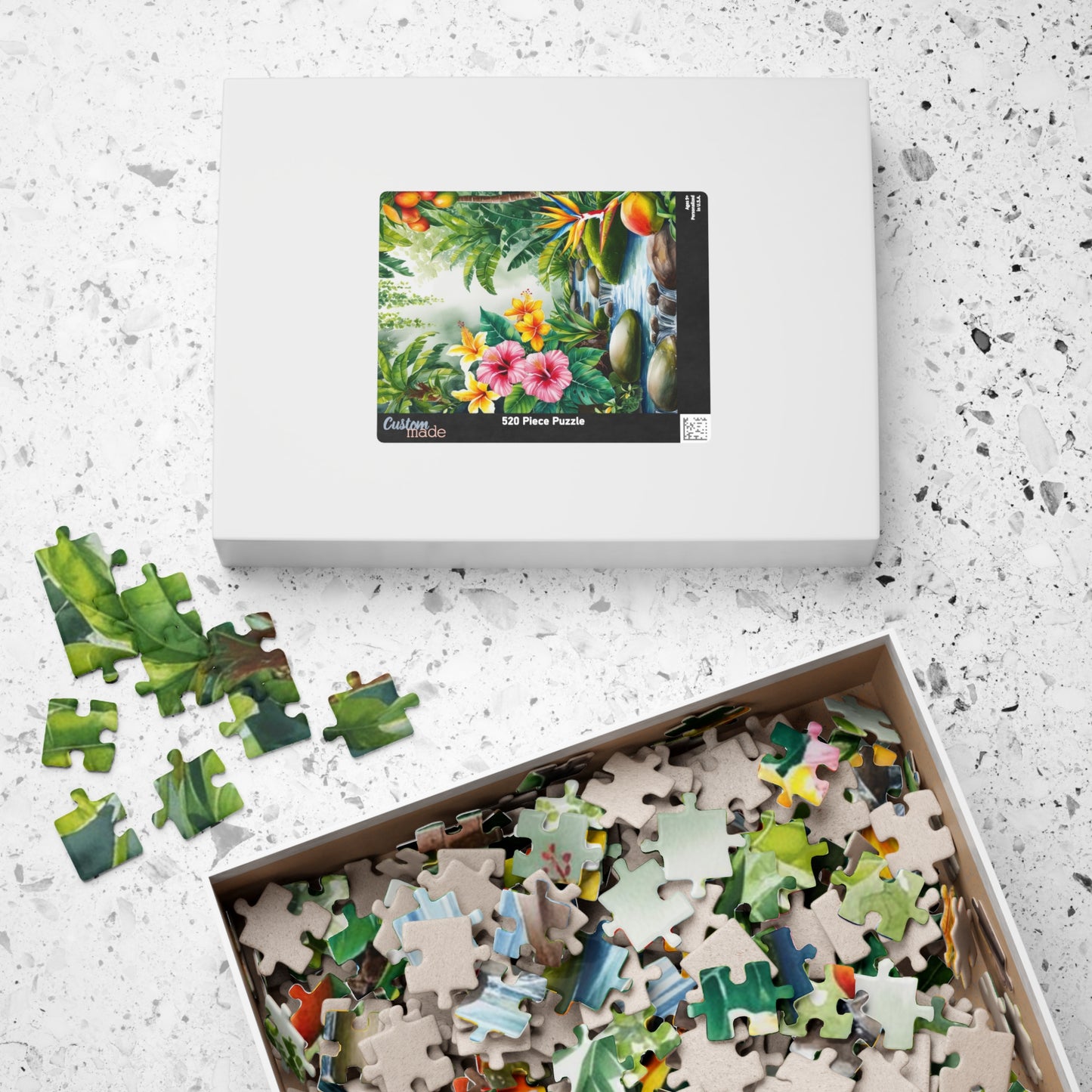 Garden of Eden Puzzle, Biblical Theme, 110, 252, 520, 1014-piece, Flowers Bloom, Streams, Fruit Trees, Faith-Based Gift for Puzzle Lover Puzzle The Puzzle Chest