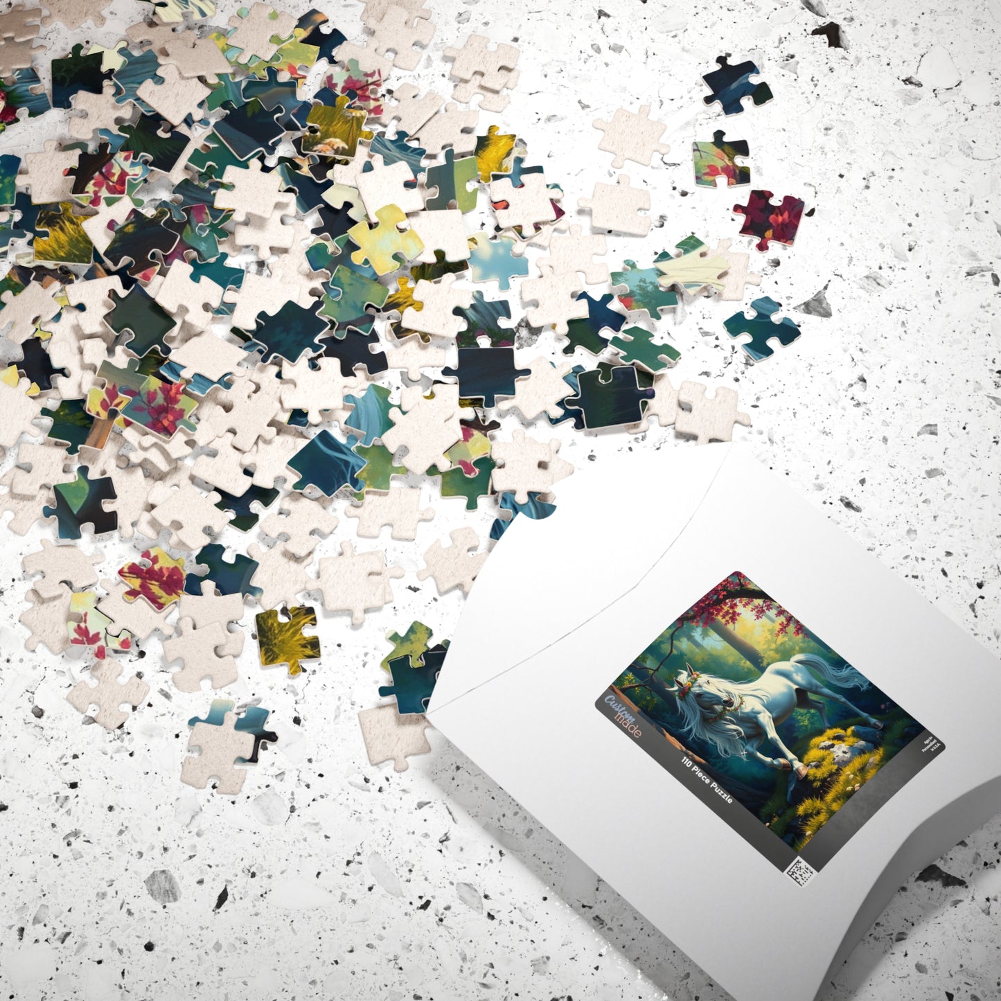 Magical Unicorn Puzzle - 110, 252, 520, 1014-piece, Jigsaw Game for Adults, Fantasy Lover Gift, Mindfulness Activity, Home Entertainment Puzzle The Puzzle Chest