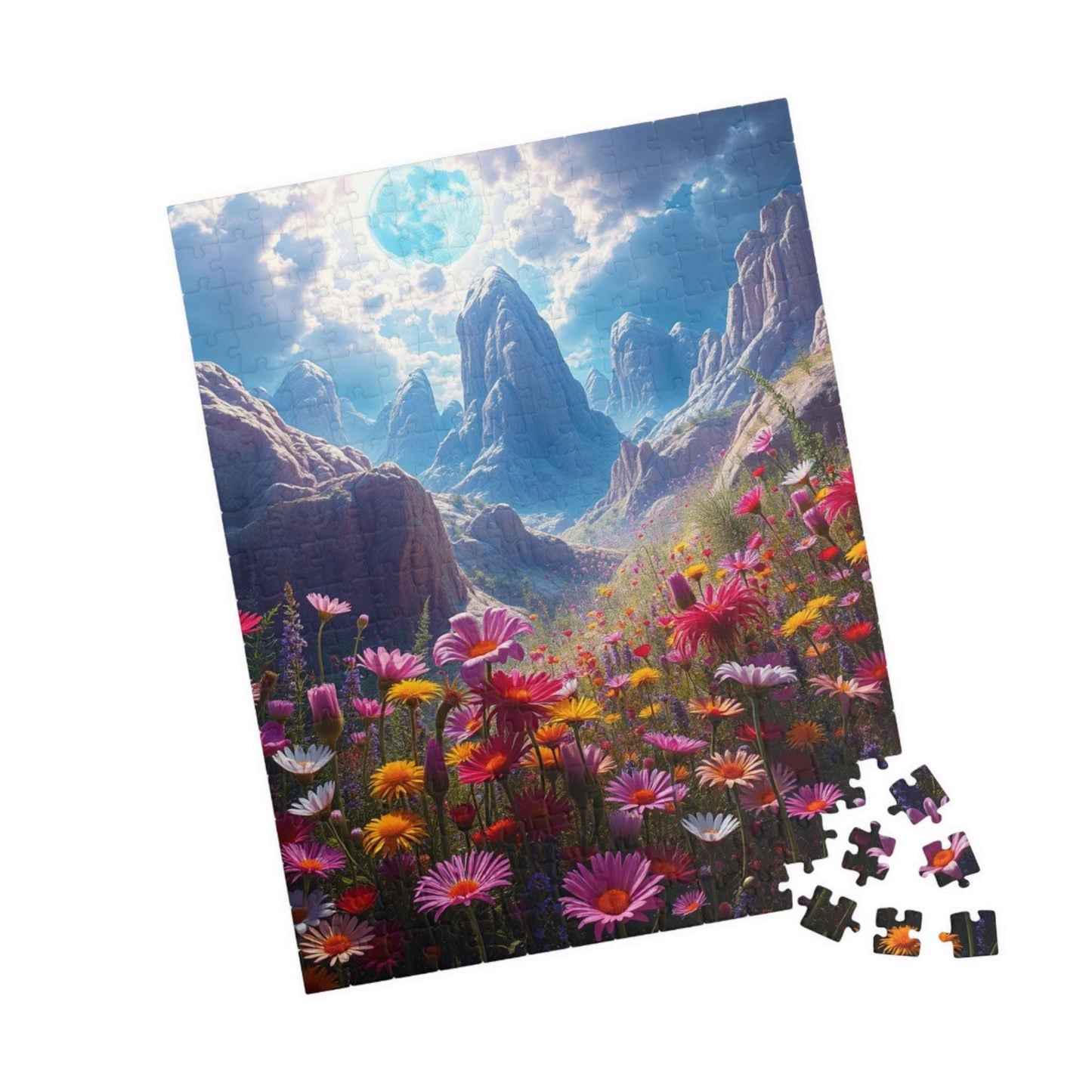 Nature's Serenity Landscape Puzzle, 110, 252, 520, 1014-piece, Floral Jigsaw Art Game for Mindfulness, Gift for Nature Lovers, Relaxation Puzzle The Puzzle Chest