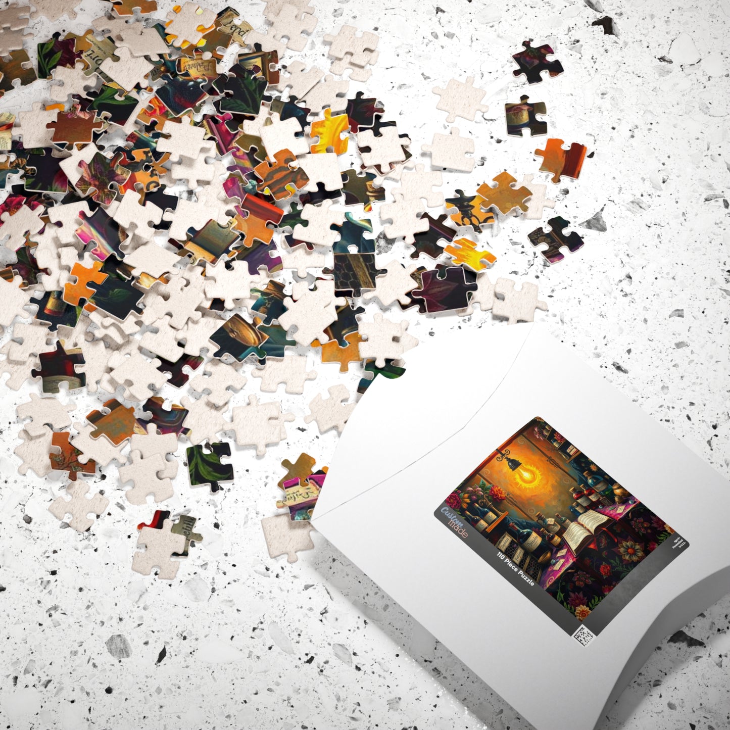Wizards Apothecary Lab Jigsaw Puzzle, Perfect for Family Fun, Puzzle Lover Holiday Birthday Gift, Halloween Home Décor, Creative Activity