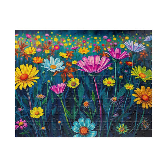 Vibrant Floral Jigsaw Puzzle | 110-1014 Piece Flower Game | Perfect for Nature Lover, Family or Solo Activity, Best Gift Idea, Puzzle Night 252 pcs (Horizontal) Puzzle The Puzzle Chest