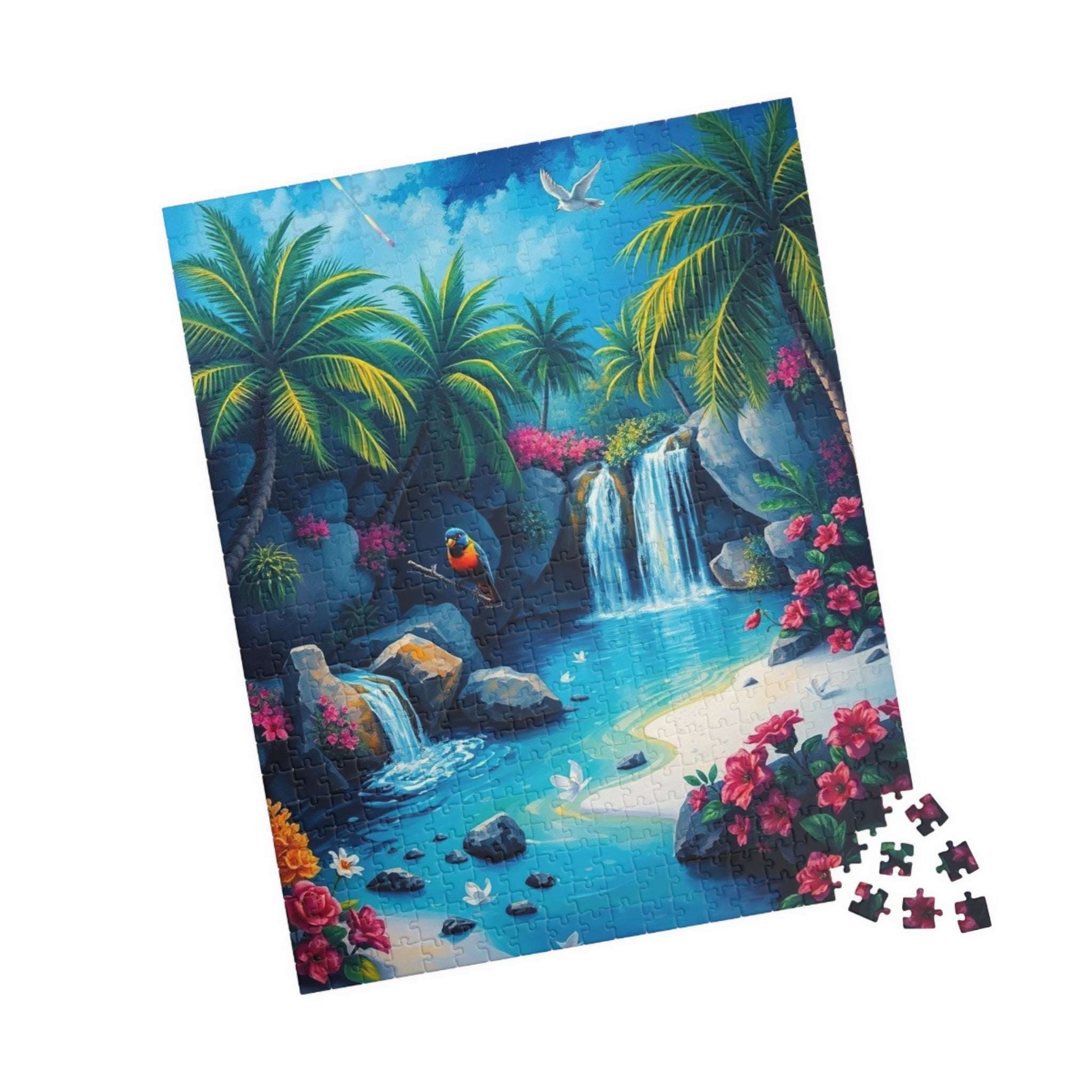Tropical Paradise Puzzle, 110-1014 pieces, Nature Lover Gift, Rainforest Decor, Family Fun Game, Bird Artwork Puzzle The Puzzle Chest