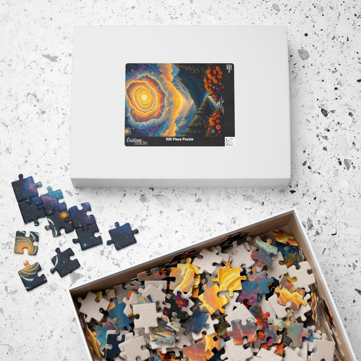 Stunning Cosmic Landscape Puzzle - 110, 252, 520, 1014-piece, Family Activity, Space Lover Gift, Home Decor, Unique Gift Idea Puzzle The Puzzle Chest