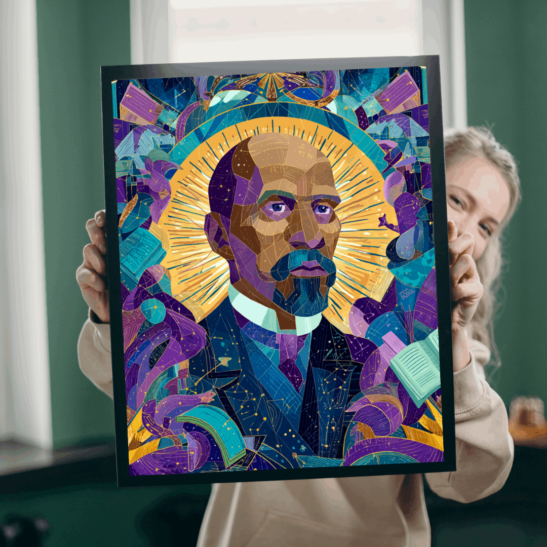 African American Scholar Jigsaw Puzzle - W E B Du Bois Portrait, Black History Month Gift, Afrocentric Educational Game Puzzle The Puzzle Chest