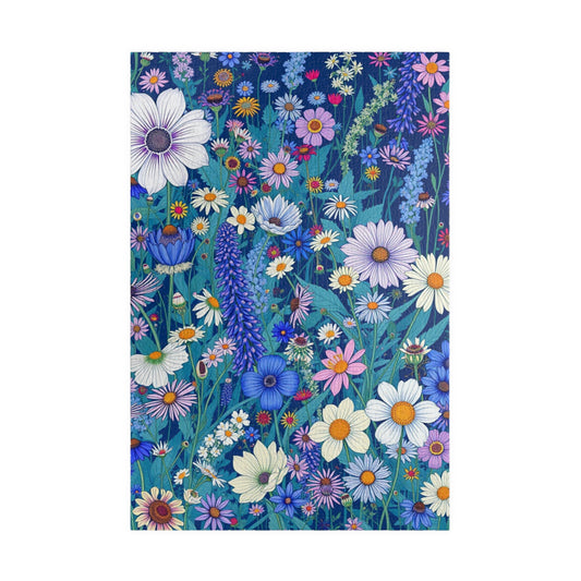 Colorful Floral Puzzle, Flower Design Jigsaw Game for Family Fun, Perfect Gift for Adults, Unique Frameable Art 1014 pcs (Vertical) Puzzle The Puzzle Chest