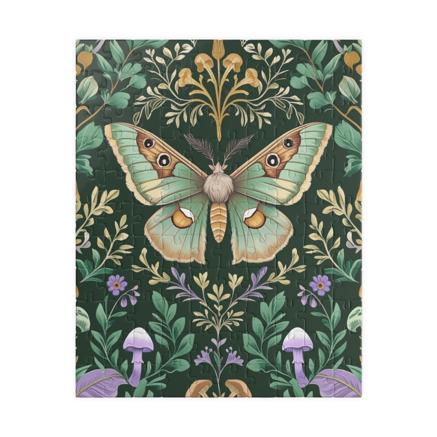 Vintage Butterfly Jigsaw Puzzle, 110-1014 Piece Blossoms and Vines Floral Artwork Jigsaw, Fun Family Activity, Unique Hobby Gift, Relaxing