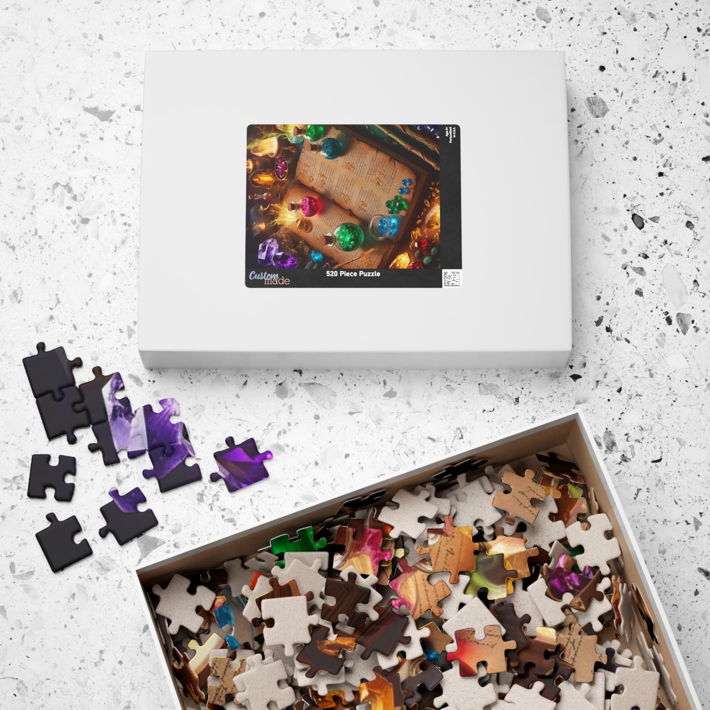 Enchanting Potion-Themed Puzzle, Magical Gift for Puzzle Lovers, Fantasy Decor, Family Game Night, Solo Fun, Mindful Gift for Puzzle Lover The Puzzle Chest