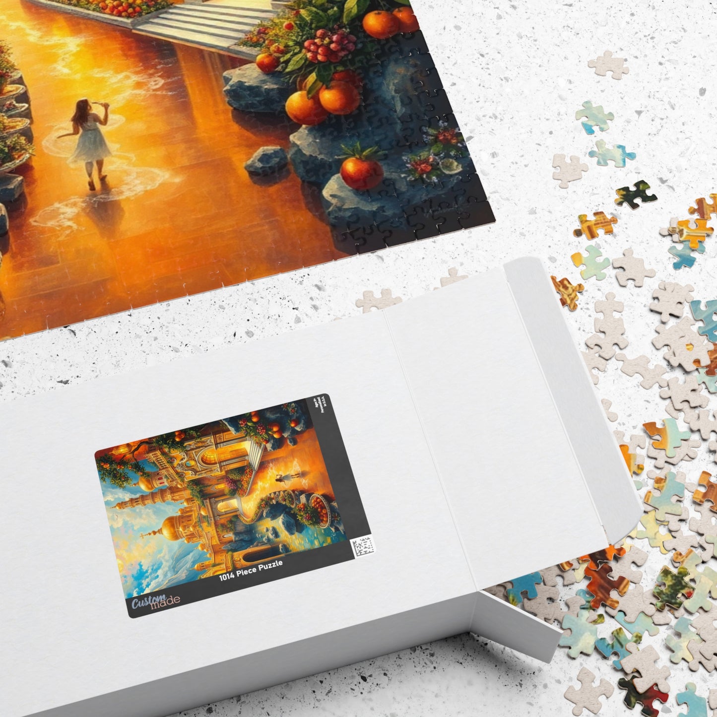 New Jerusalem Jigsaw Puzzle, Shining City of Gold and Crystal, Faith-Based Tabletop Game, Religious Theme, Mindfulness Activity, Giftable Puzzle The Puzzle Chest
