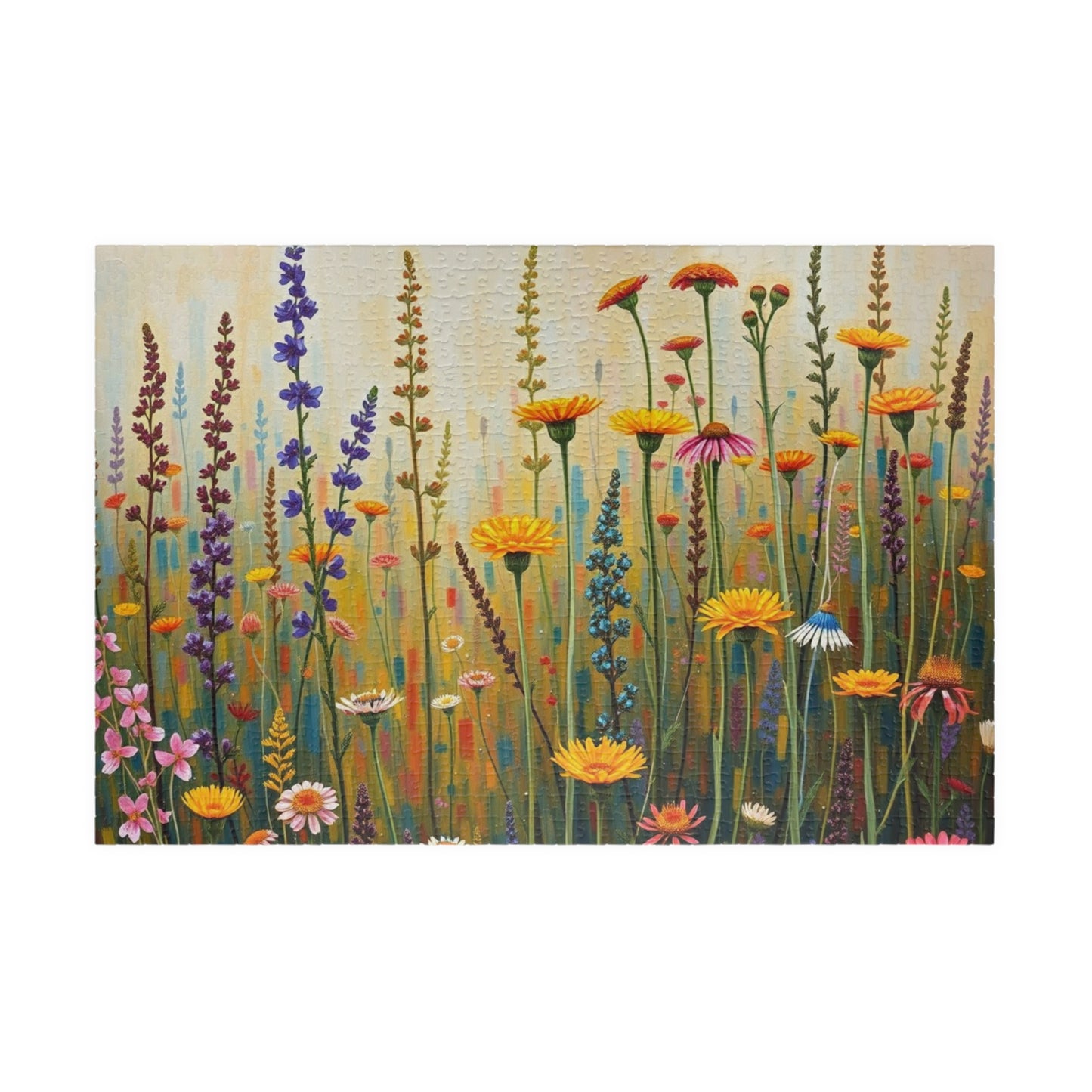Colorful Floral Art Puzzle | Nature-Themed Puzzle | Fun Family Activity | Unique Gifts for Garden Lovers | Creative Gift Idea | Relaxing 1014 pcs (Horizontal) Puzzle The Puzzle Chest