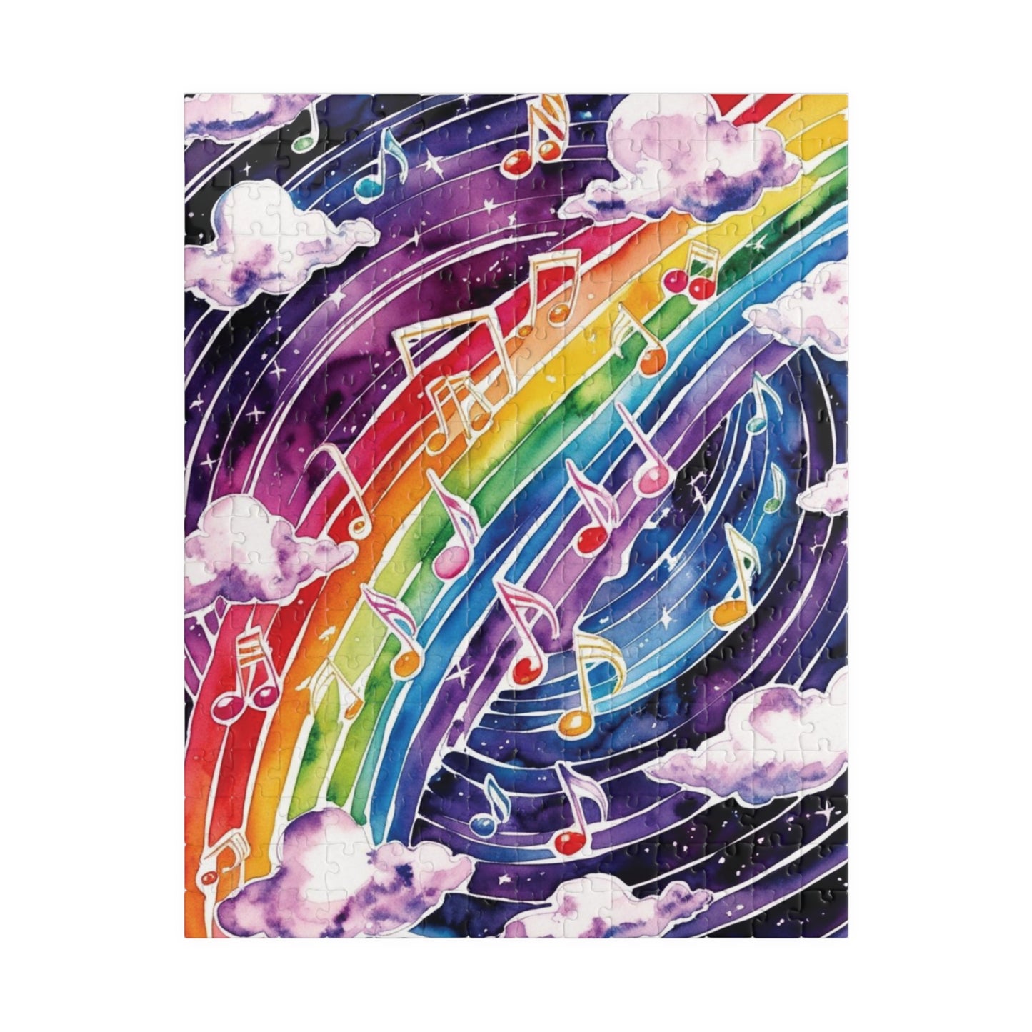 Musical Galaxy Puzzle, Music Nebula Trippy Jigsaw, Music Lover Unique Gift Idea, Mindfulness Activity, Relaxing Hobby, Family Entertainment 252 pcs (Vertical) Puzzle The Puzzle Chest