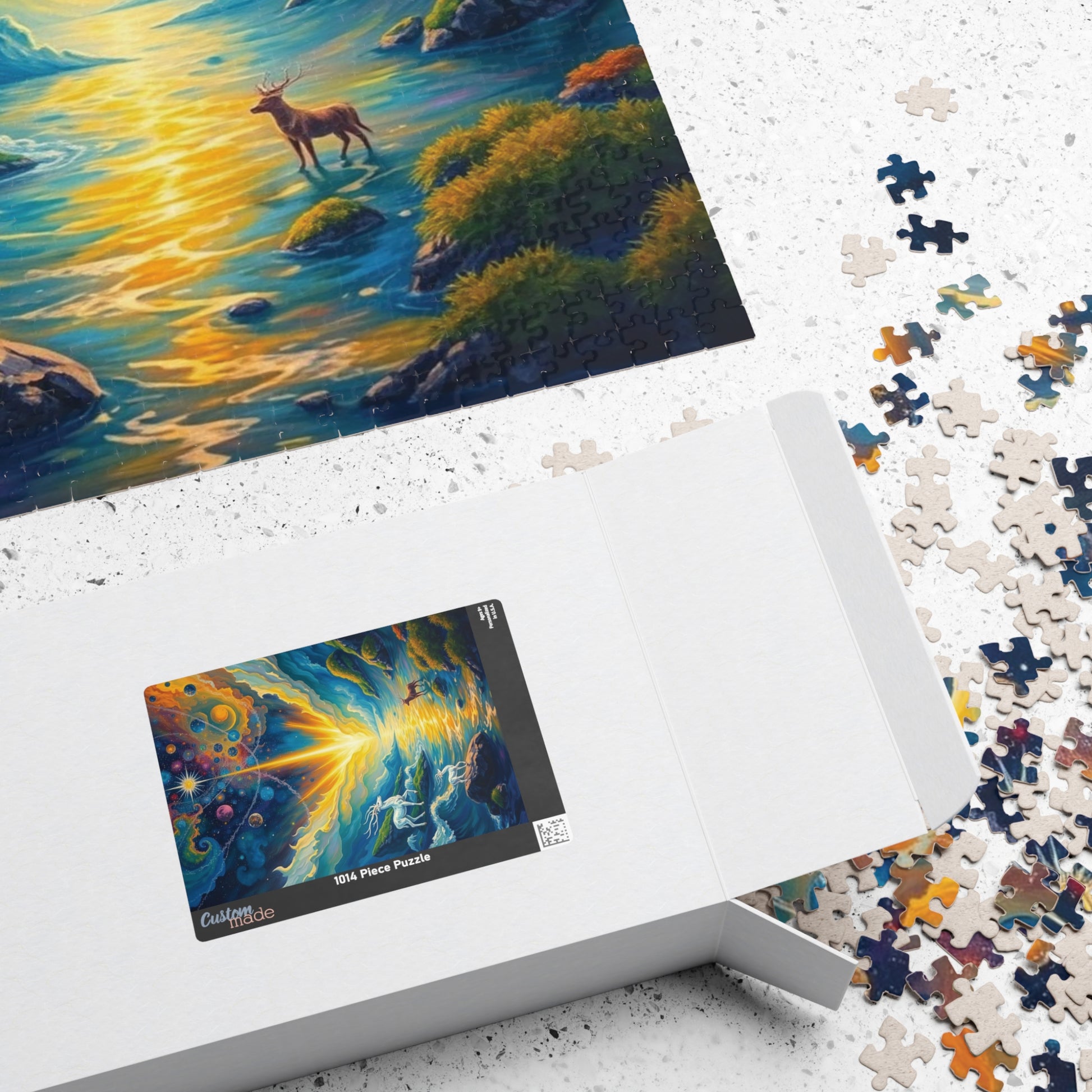 Celestial Creation Puzzle, Christian Symbolism, The Birth of a World Cosmic Landscape Jigsaw Game, Faith-Based Religious Puzzle Lover Gift Puzzle The Puzzle Chest