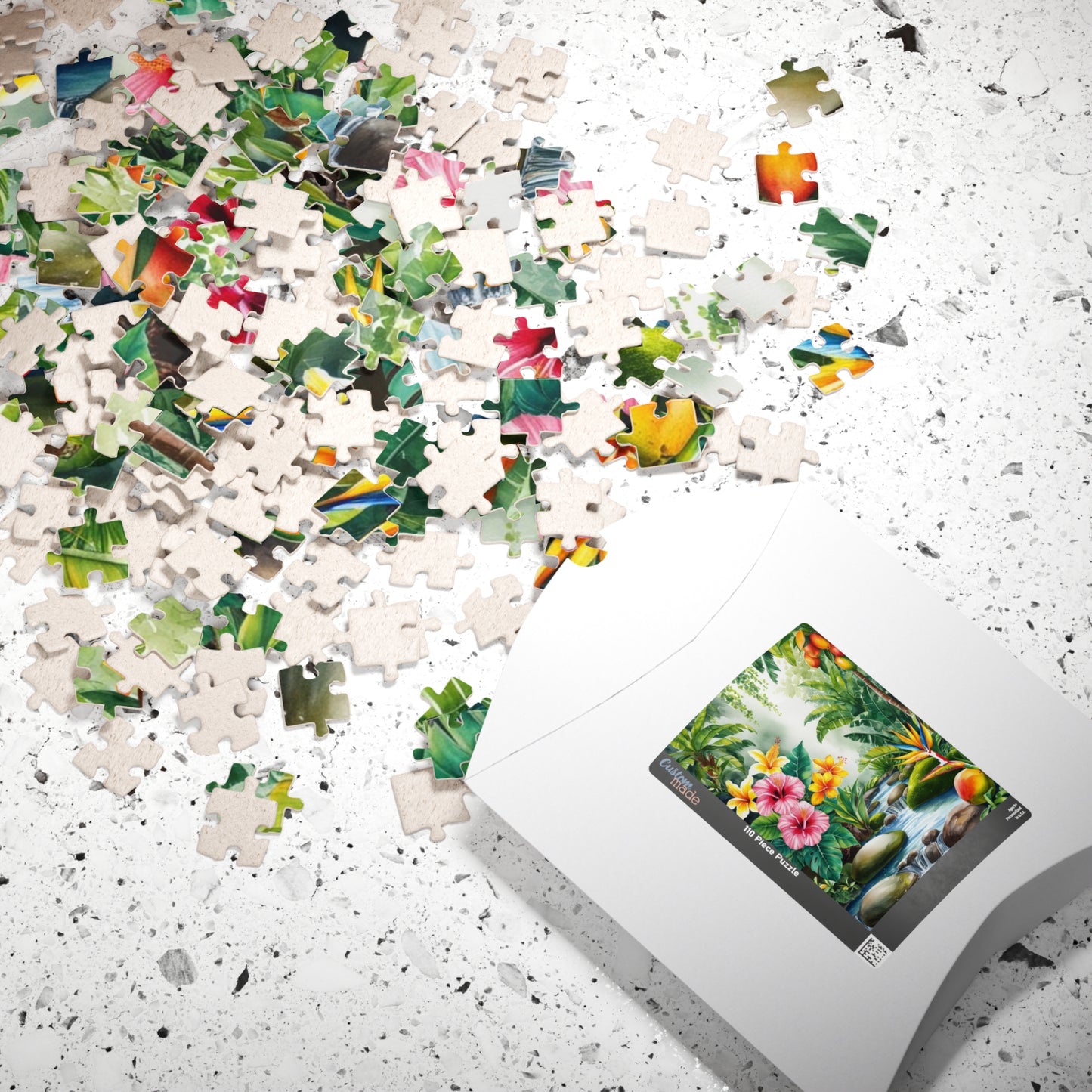 Garden of Eden Puzzle, Biblical Theme, 110, 252, 520, 1014-piece, Flowers Bloom, Streams, Fruit Trees, Faith-Based Gift for Puzzle Lover Puzzle The Puzzle Chest