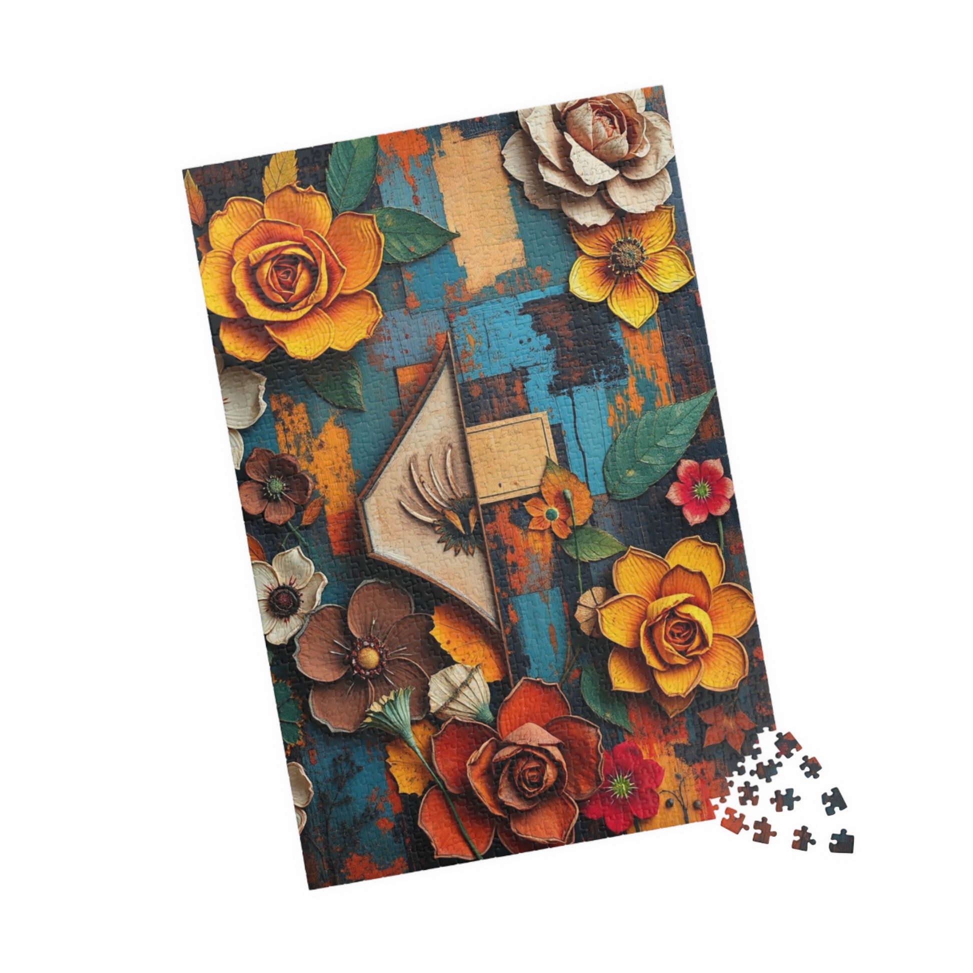 Abstract Floral Retro Jigsaw Puzzle Puzzle The Puzzle Chest