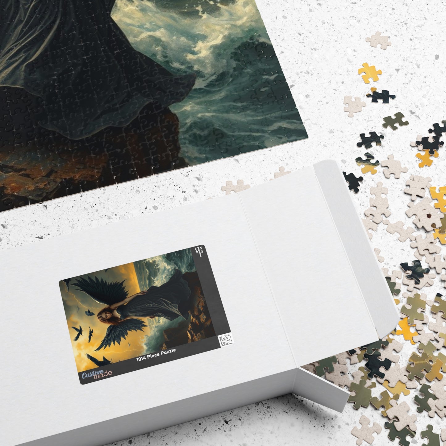 Mystical Angel Puzzle: Enchanting 110, 252, 520, or 1014-Piece Jigsaw Game for Fantasy Lovers, Home Decor, Gifts, Relaxation, Collectibles Puzzle The Puzzle Chest