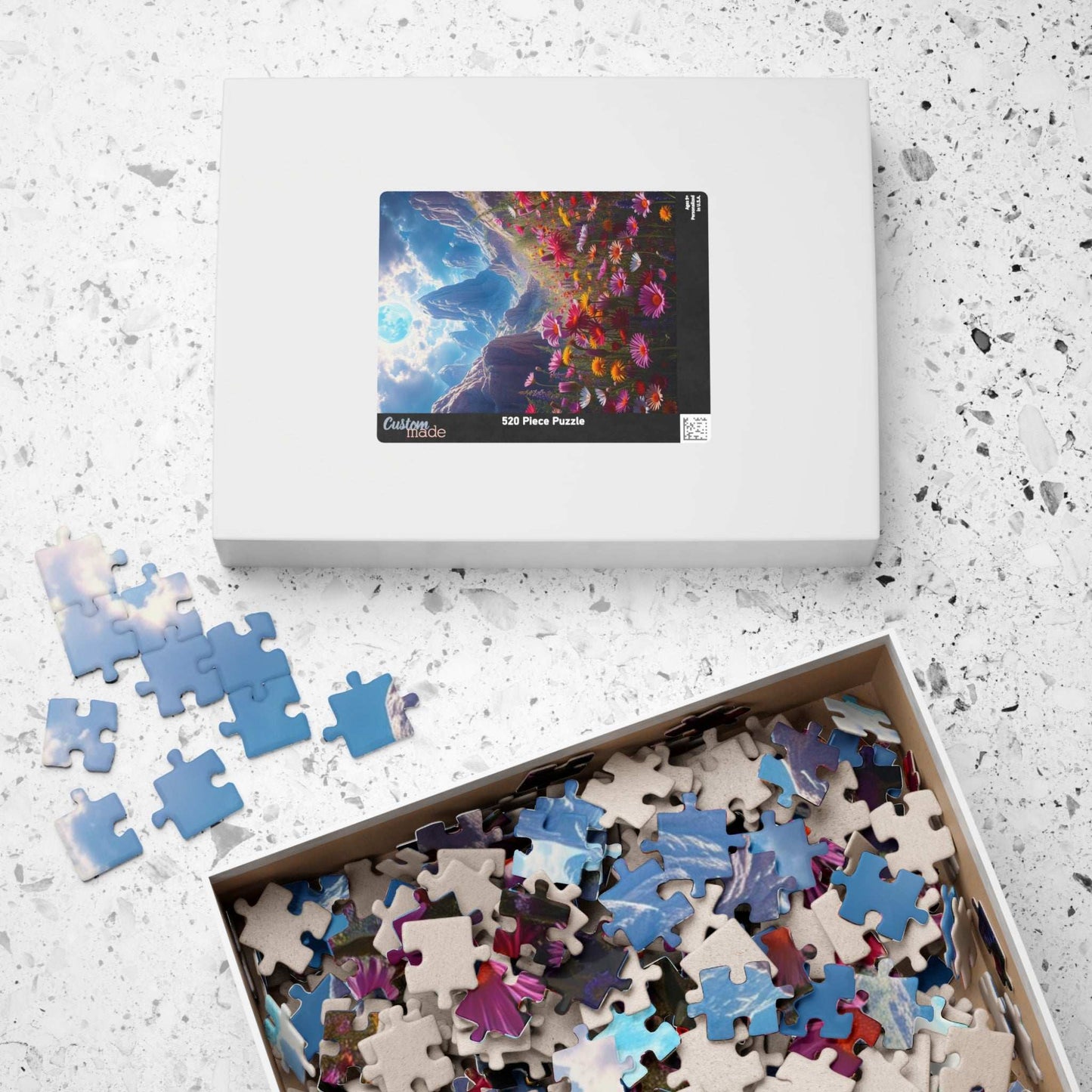 Nature's Serenity Landscape Puzzle, 110, 252, 520, 1014-piece, Floral Jigsaw Art Game for Mindfulness, Gift for Nature Lovers, Relaxation Puzzle The Puzzle Chest
