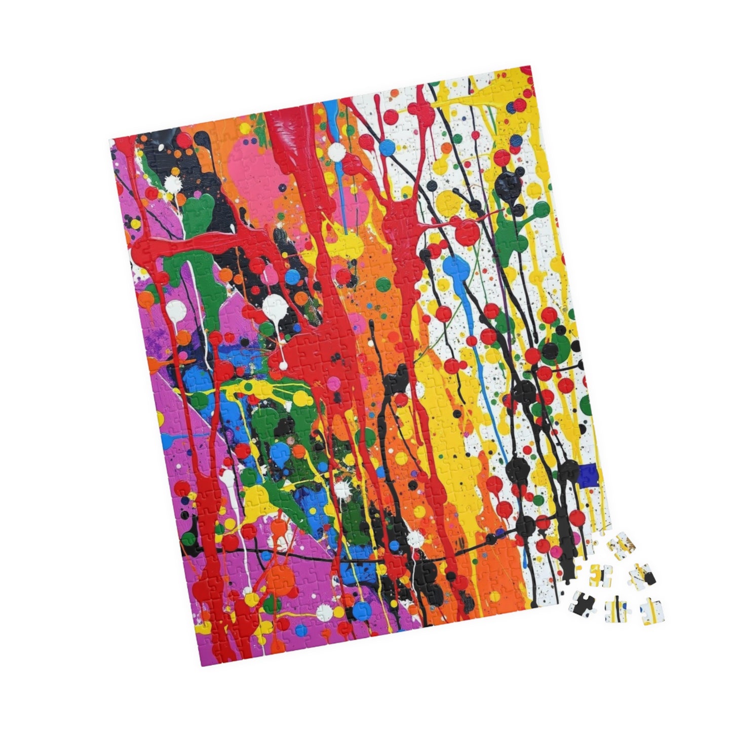 Colorful Abstract Art Puzzle for Family Activity or Solo Fun, Creative Puzzle Lover Gift for Adults, Mental Exercise for Seniors Puzzle The Puzzle Chest
