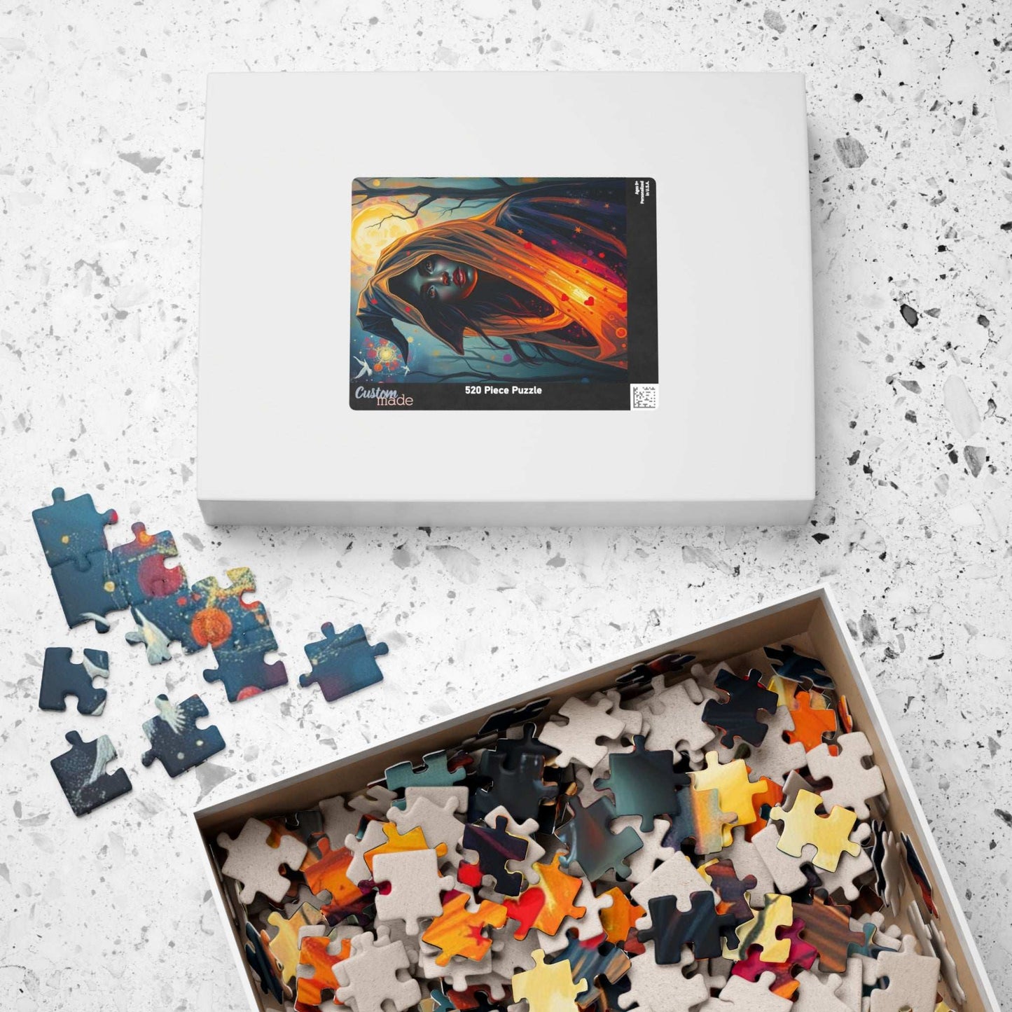 Mystical Witch Puzzle, Enchanting Art Illustration, 110-1014 pieces, Perfect for Gift Giving, Halloween, Cozy Nights, Dark Fantasy Lovers Puzzle The Puzzle Chest