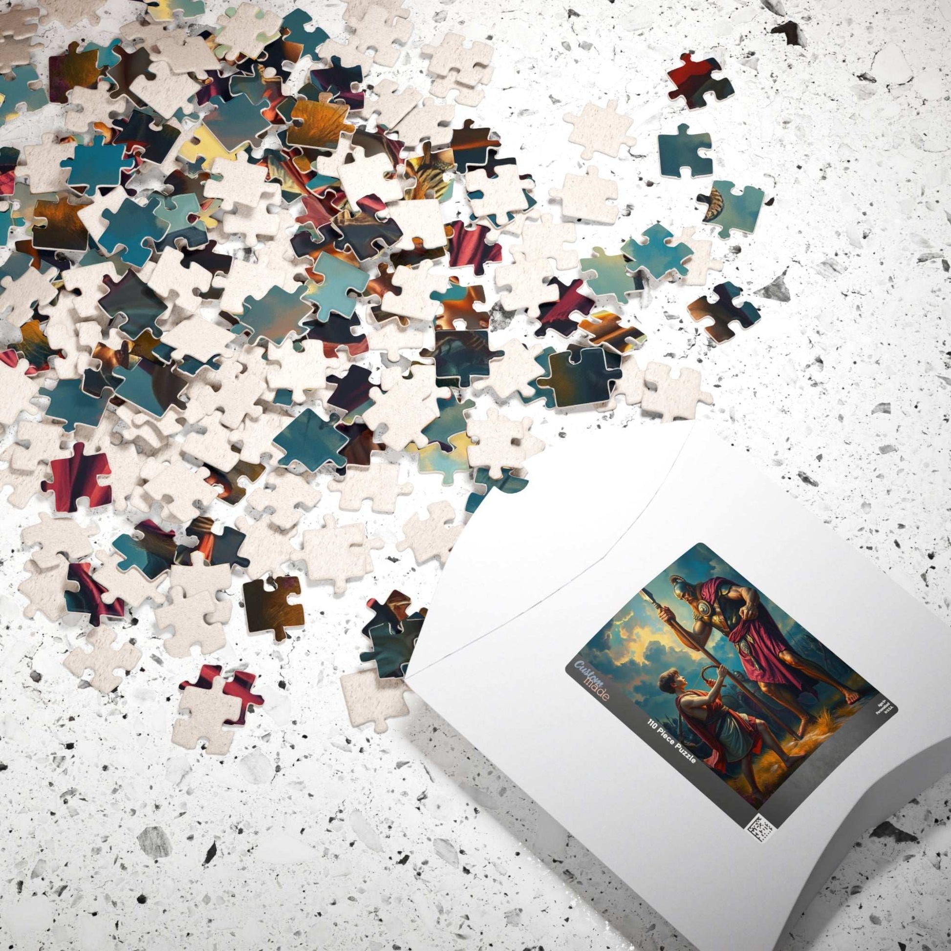 David and Goliath Puzzle, Classic Jigsaw for Family Fun, Perfect Holiday or Birthday Gift for Puzzle Lovers Puzzle The Puzzle Chest