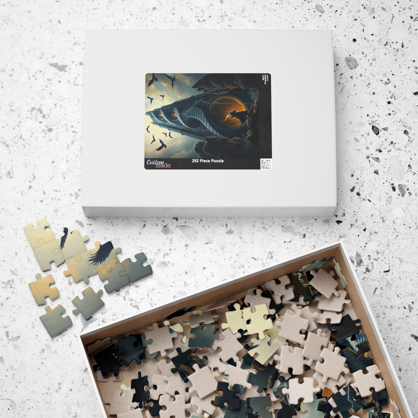 Gothic Tower Puzzle - 110/252/520/1014-Piece Jigsaw Game for Adults, Fantasy Art, Unique gift, Family Fun Indoor Activity, Brain Teaser Puzzle The Puzzle Chest