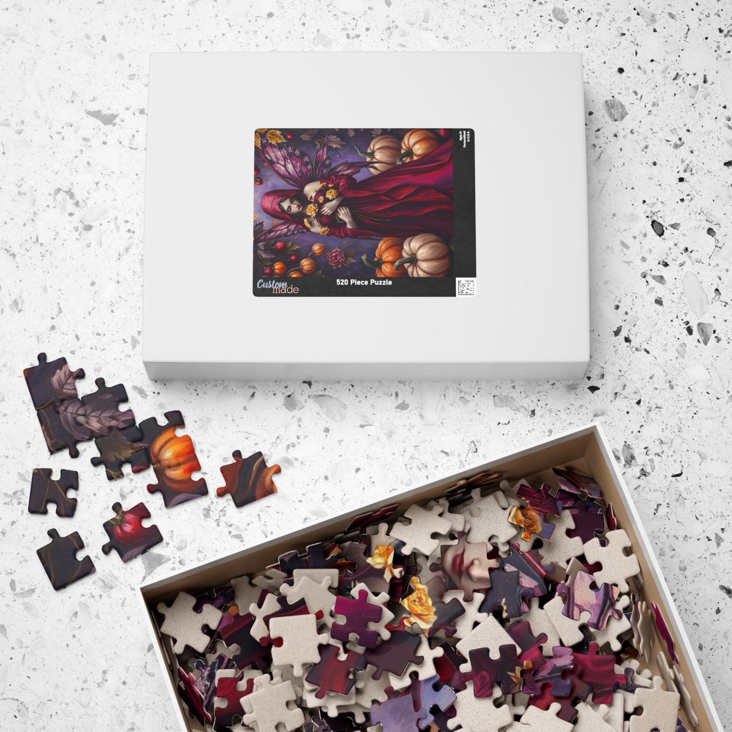 Withering Garden Fairy Jigsaw Puzzle, 110-1014 Piece Autumn Mythical Game for Family Activity, Puzzle Lover Gift, Halloween, Fantasy Art Puzzle The Puzzle Chest