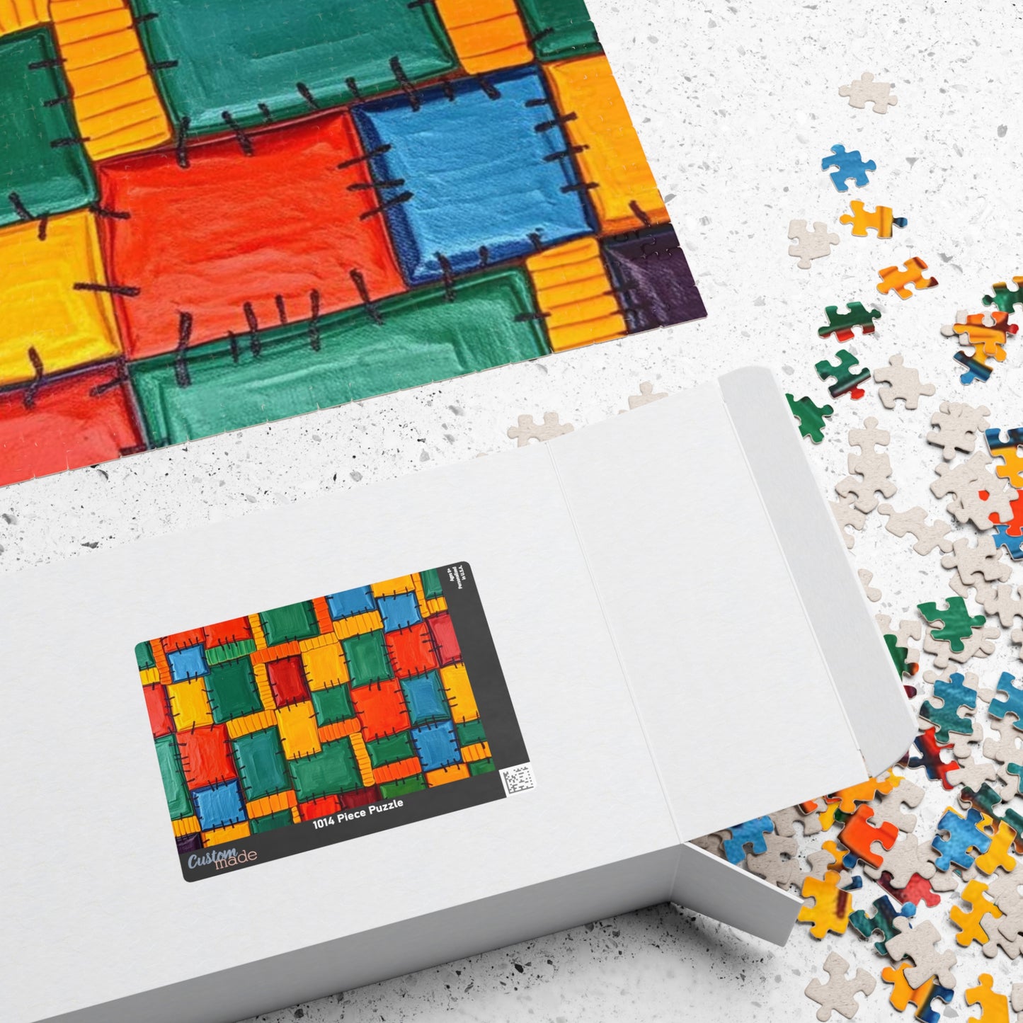 Colorful Puzzle Art - Abstract Jigsaw Game, Fun for Family Nights, Gift for Adults, 110-1014 Piece Family Activity, Game Nights Puzzle The Puzzle Chest